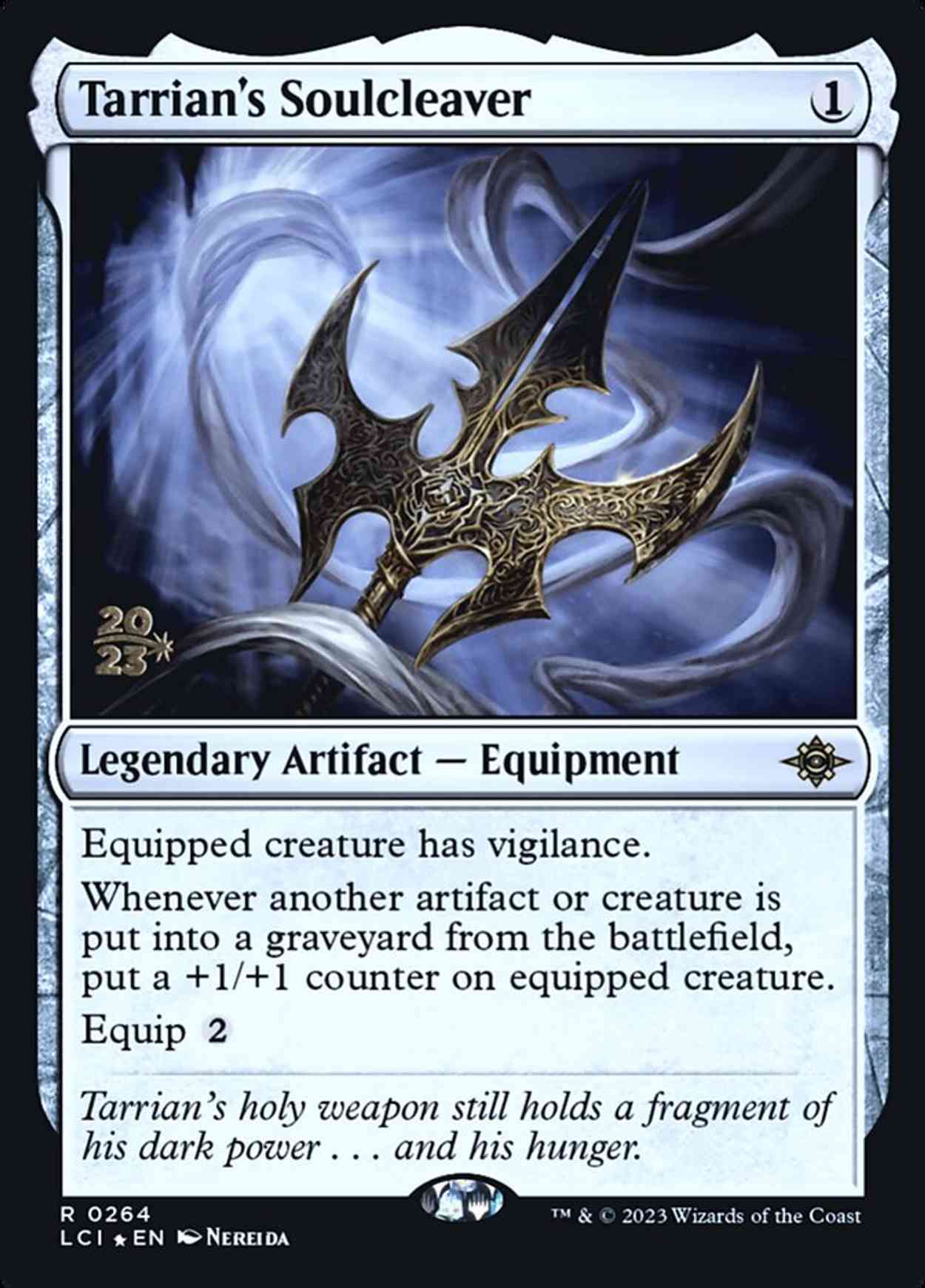 Tarrian's Soulcleaver magic card front