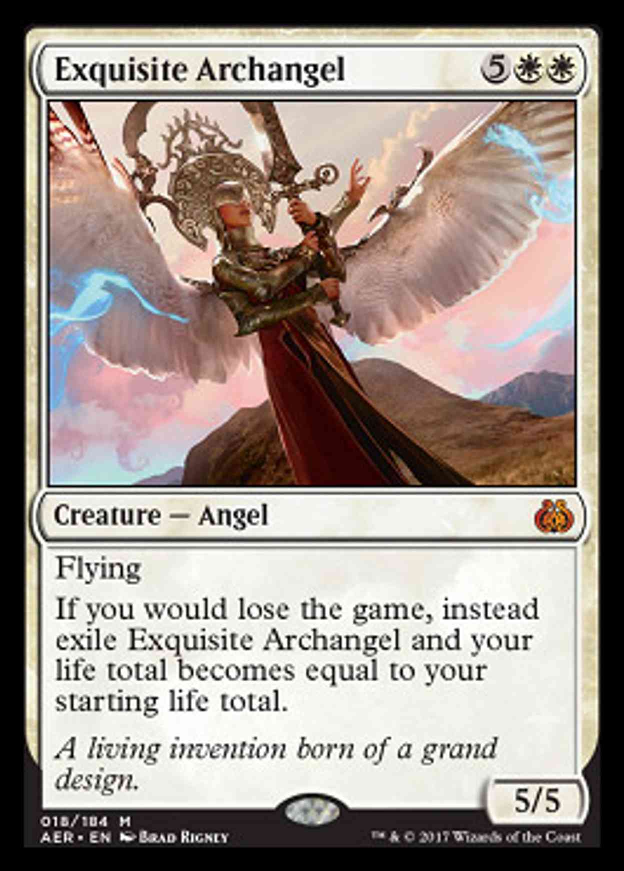 Exquisite Archangel magic card front