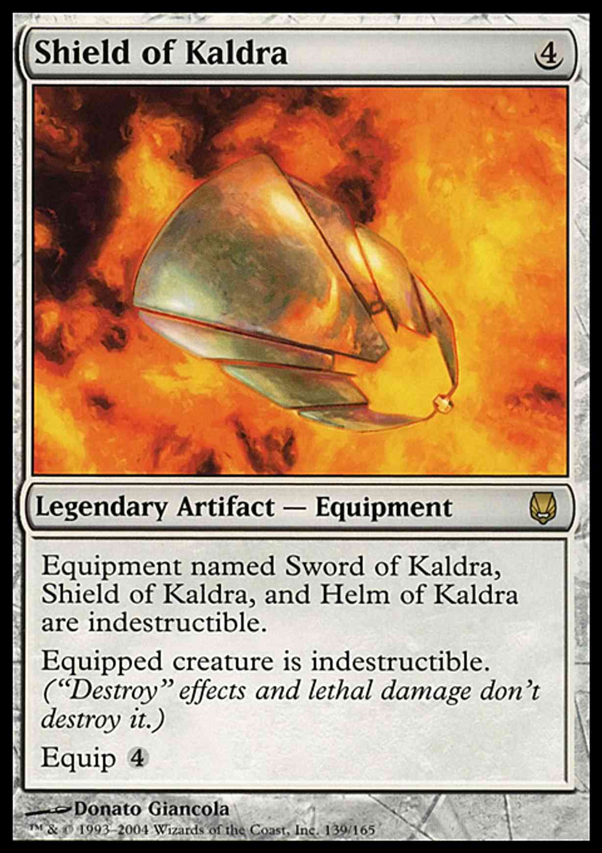Shield of Kaldra magic card front