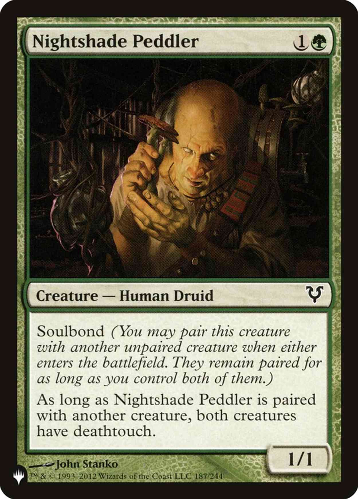 Nightshade Peddler magic card front