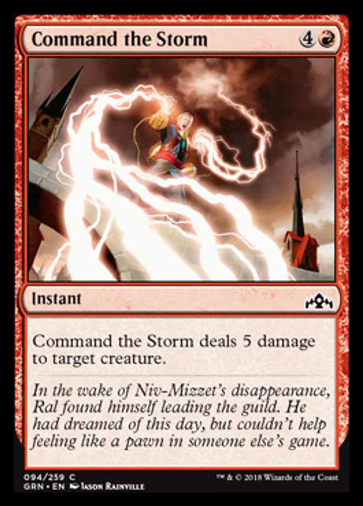 Command the Storm magic card front