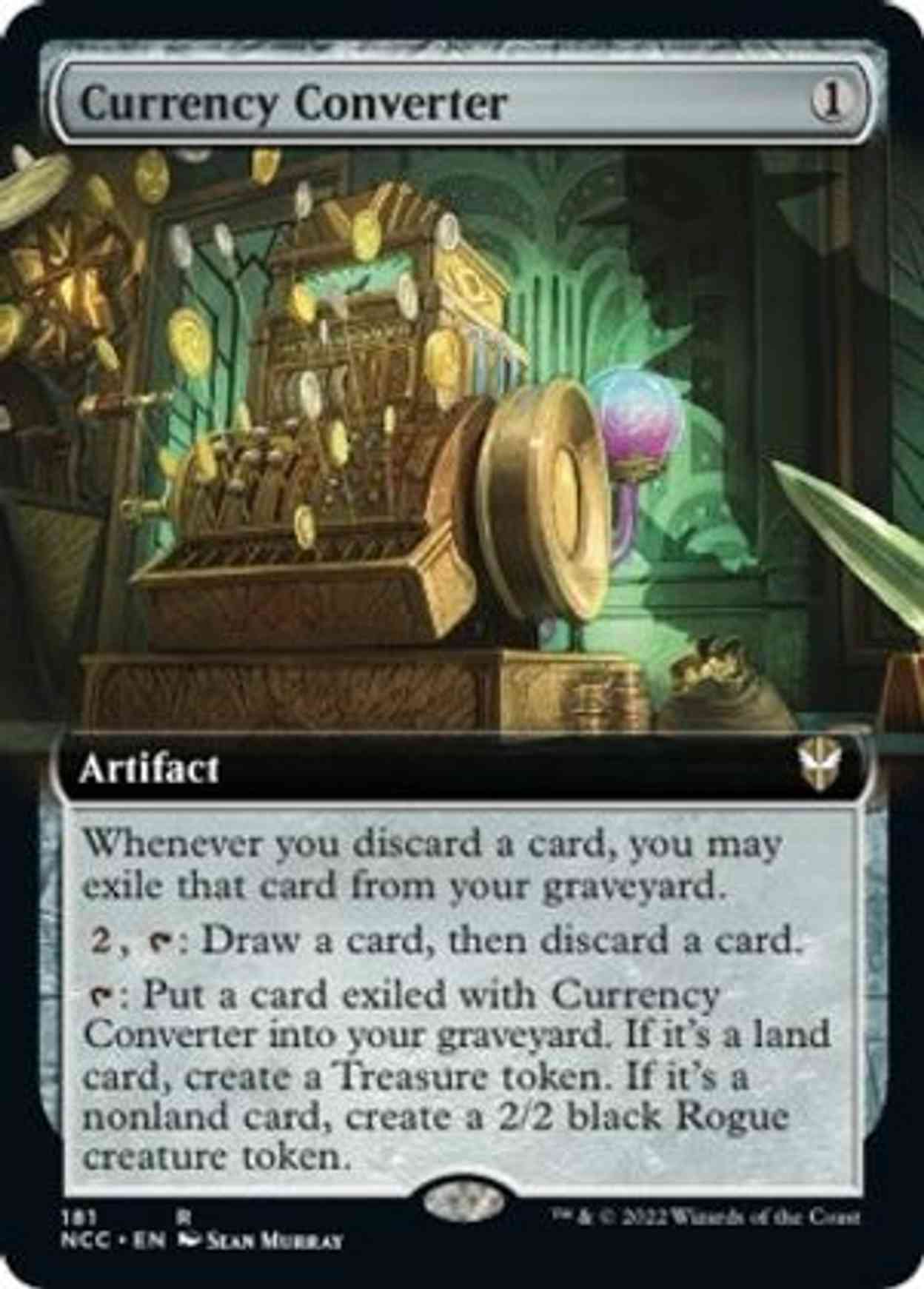 Currency Converter (Extended Art) magic card front