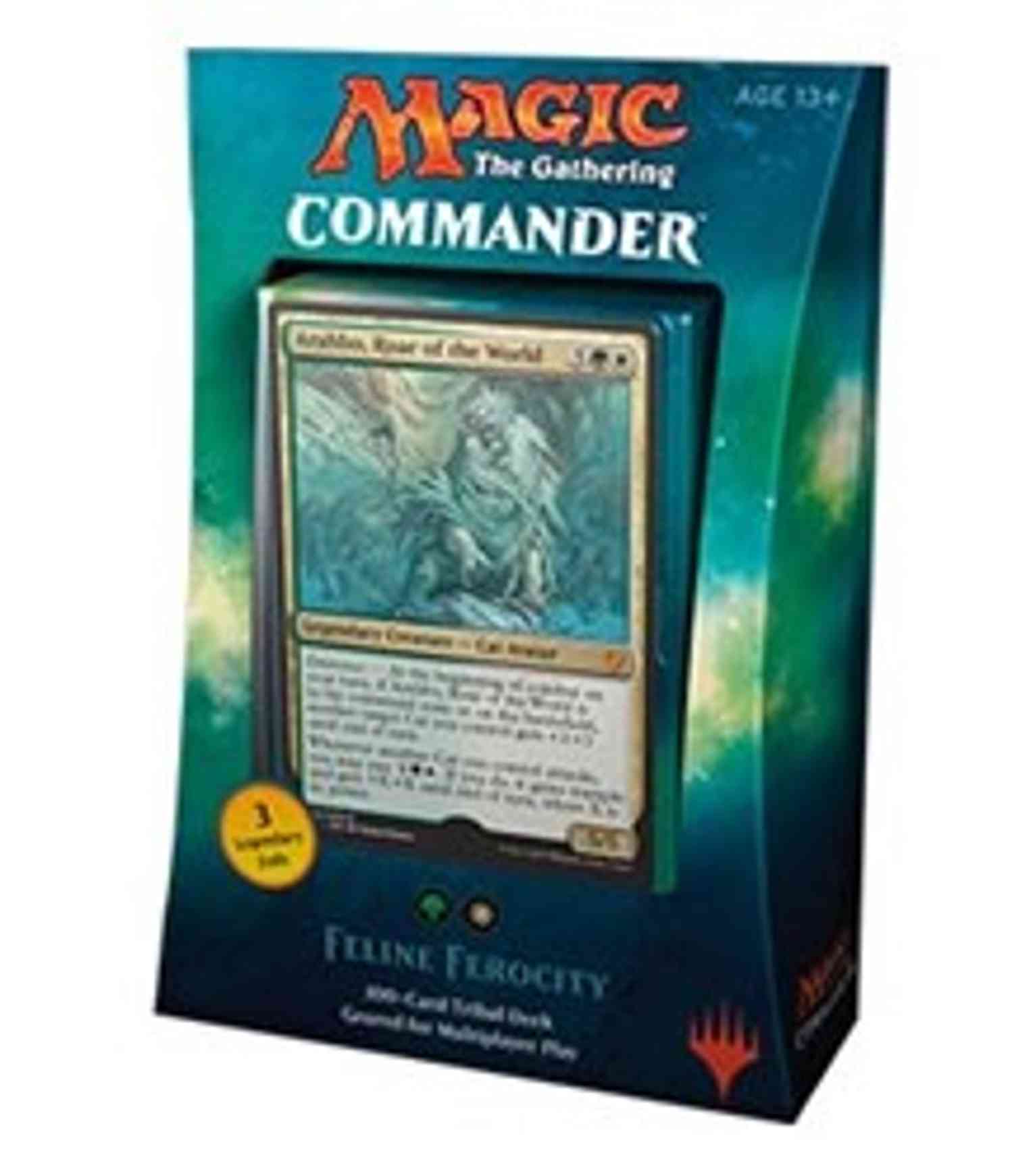 Commander 2017 Deck - Feline Ferocity magic card front