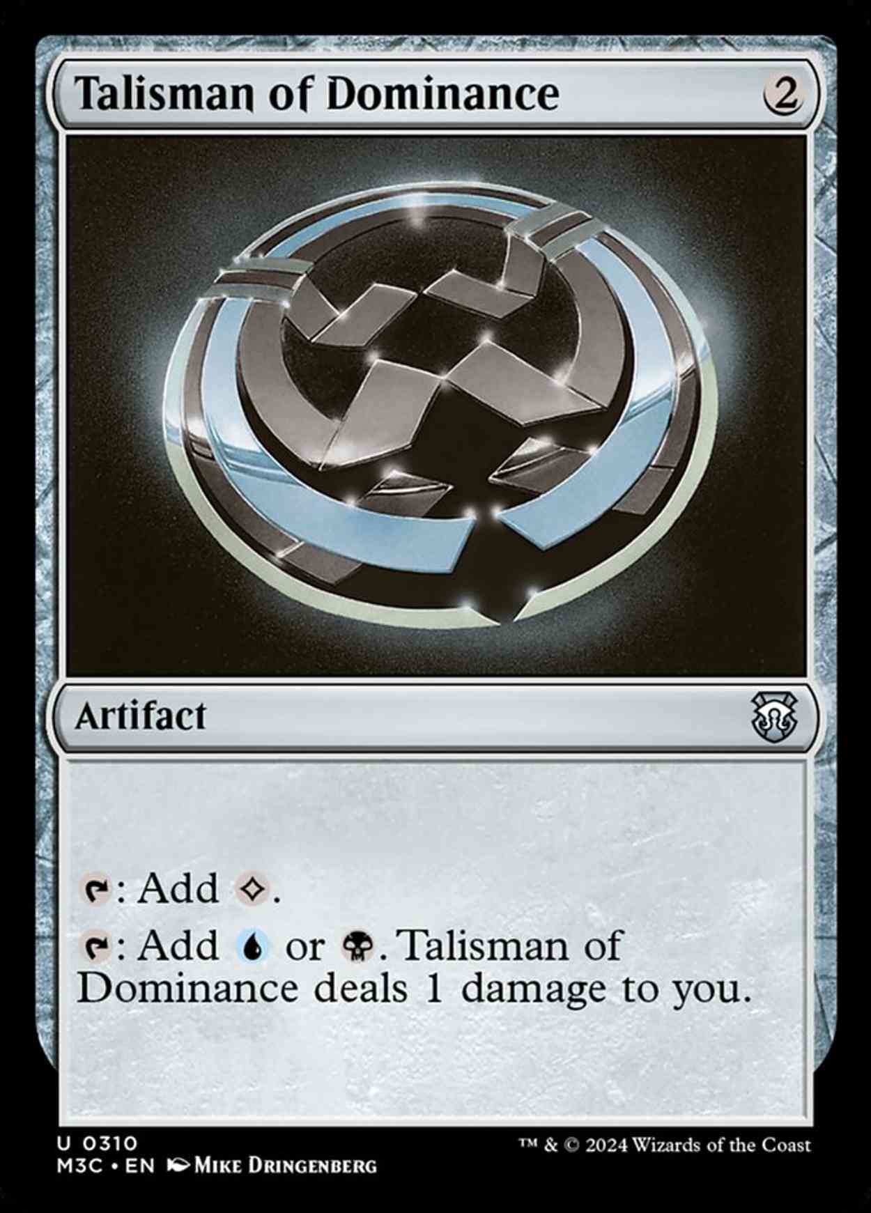 Talisman of Dominance magic card front