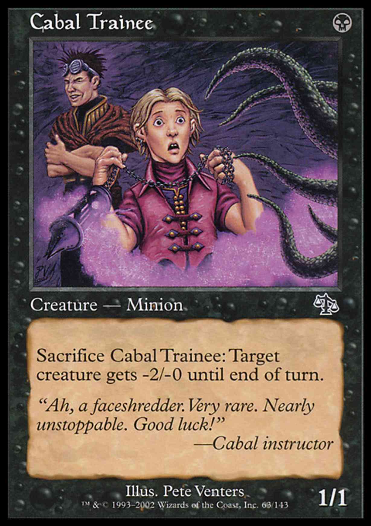 Cabal Trainee magic card front