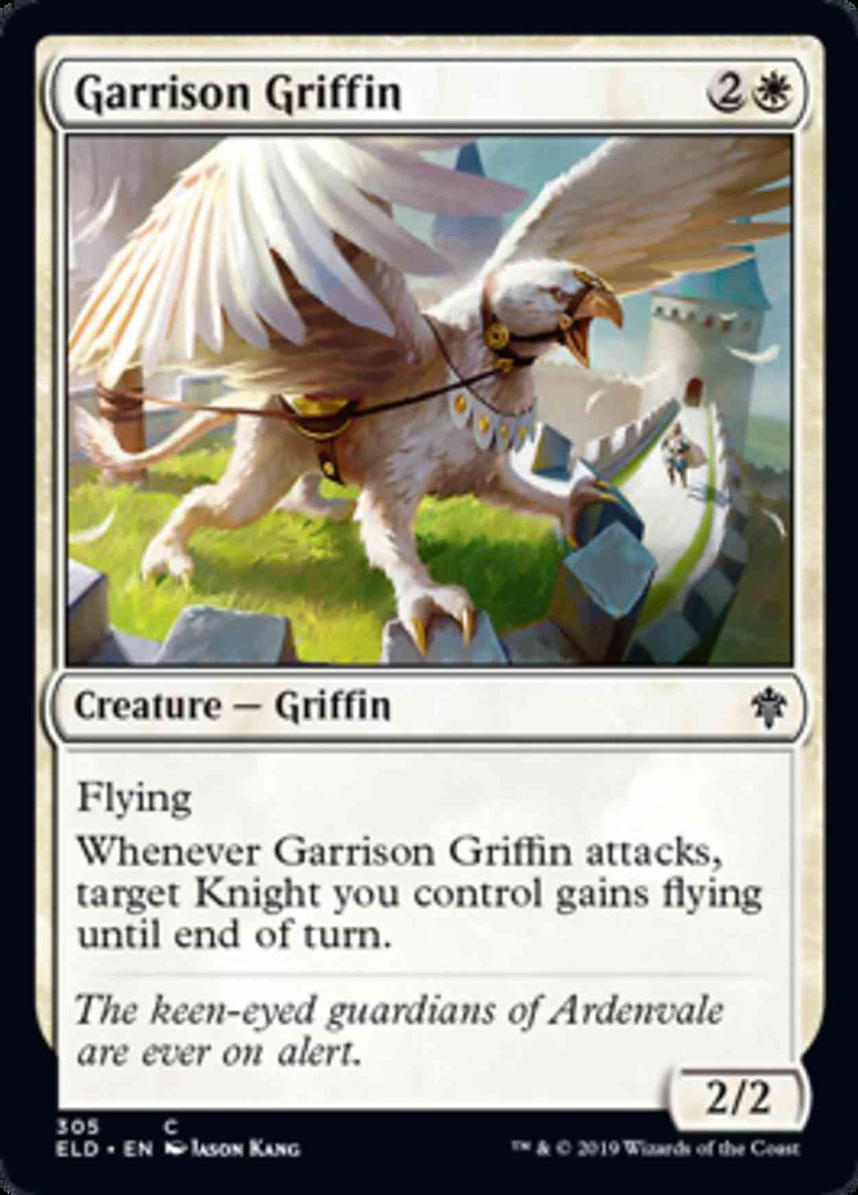 Garrison Griffin magic card front