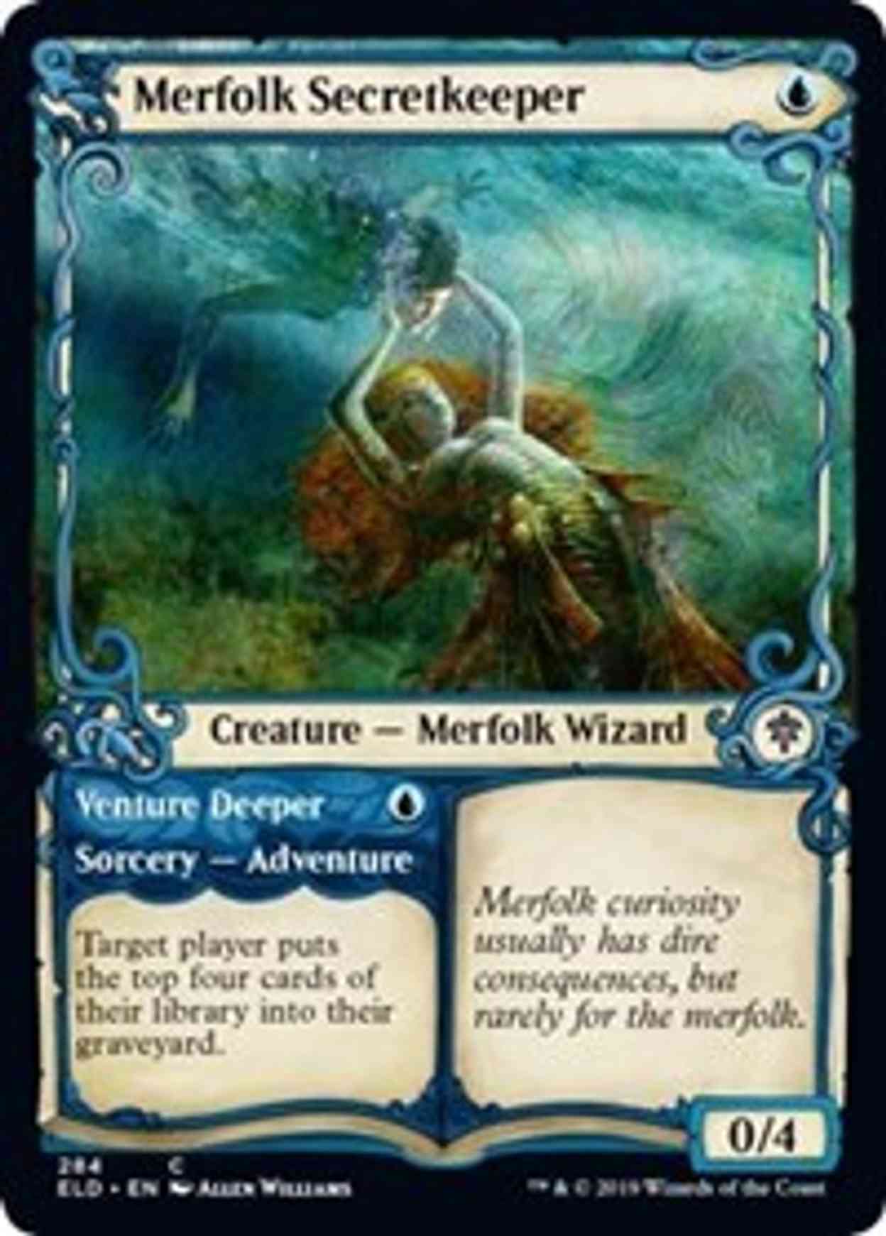 Merfolk Secretkeeper (Showcase) magic card front