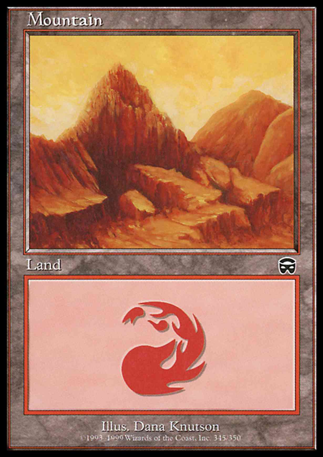 Mountain (345) magic card front