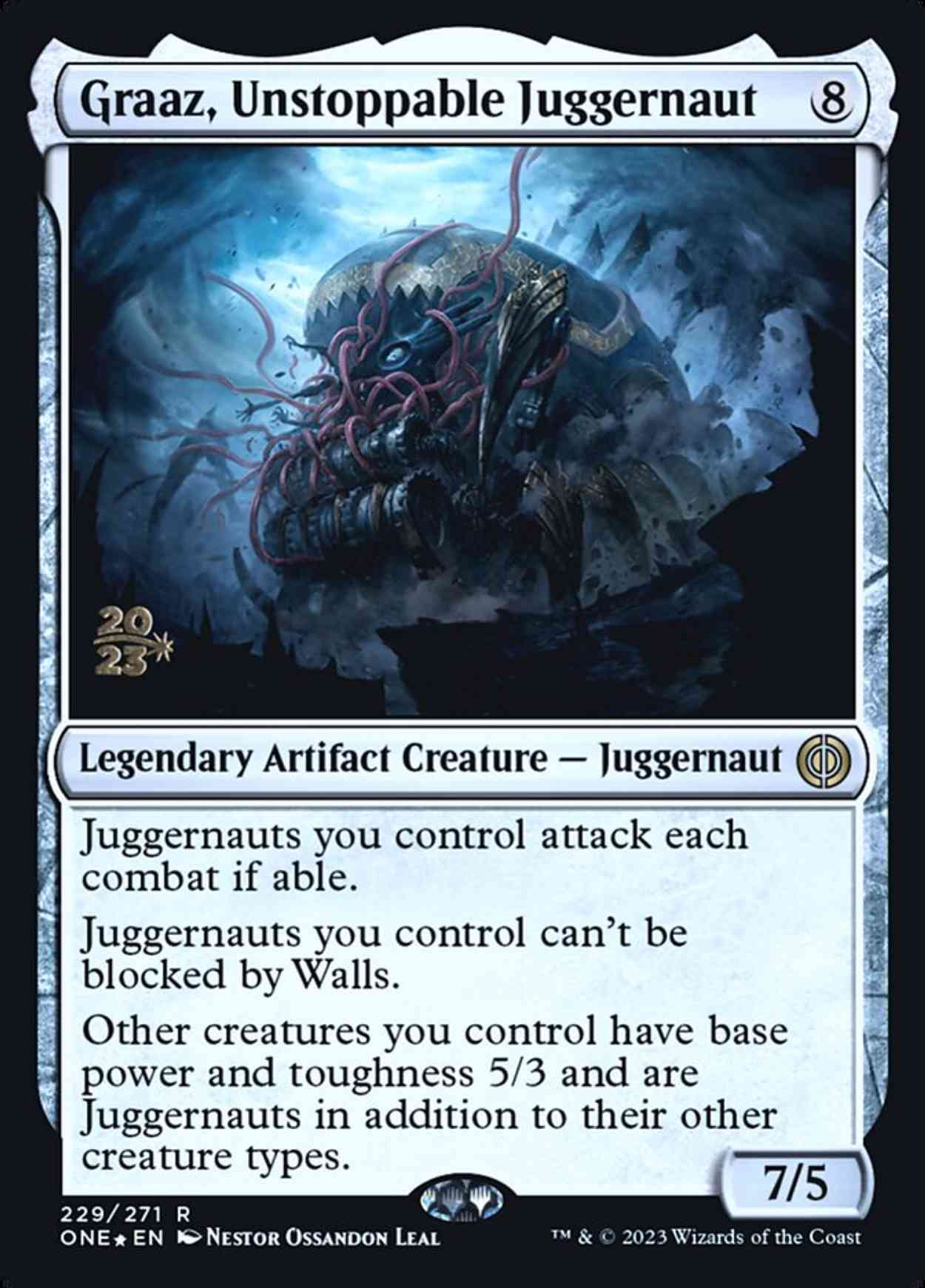 Graaz, Unstoppable Juggernaut magic card front