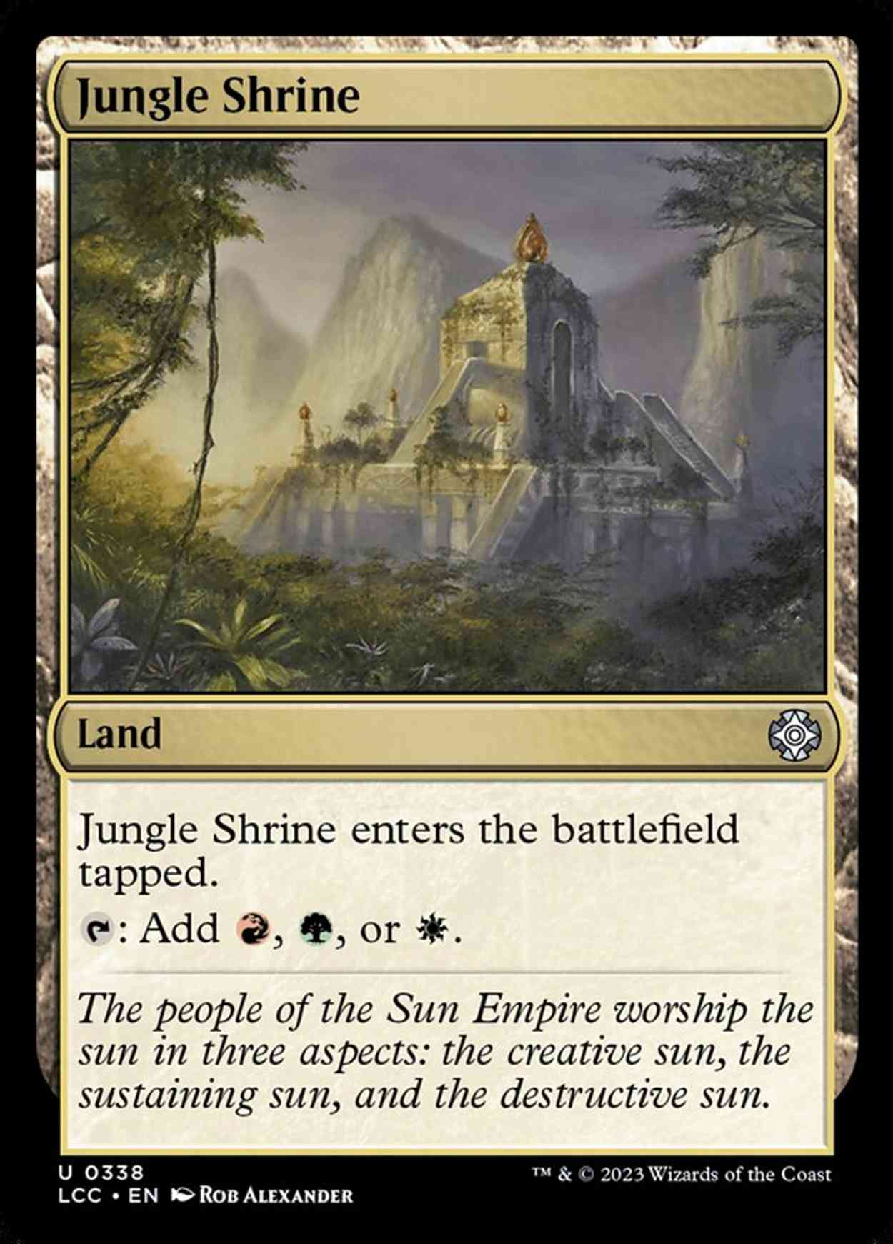 Jungle Shrine magic card front