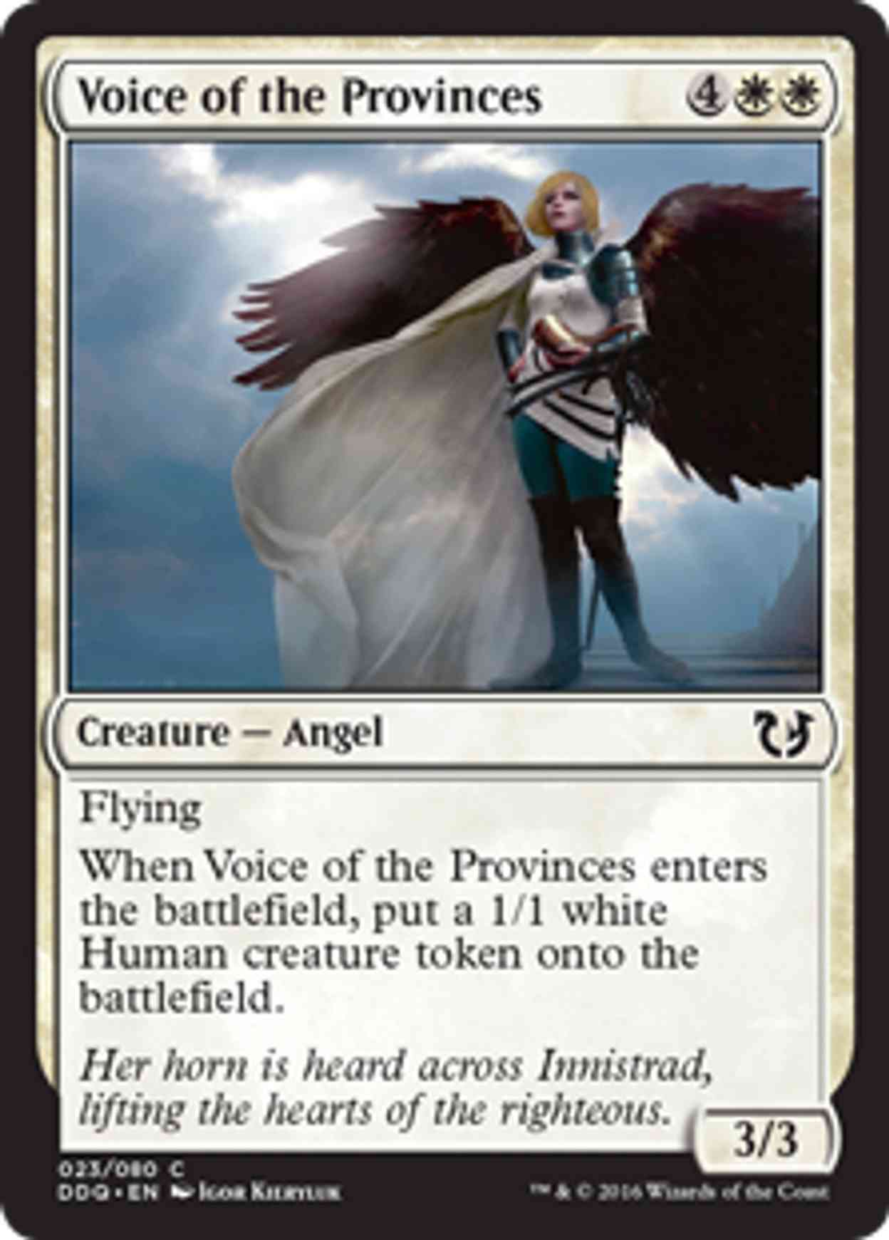 Voice of the Provinces magic card front
