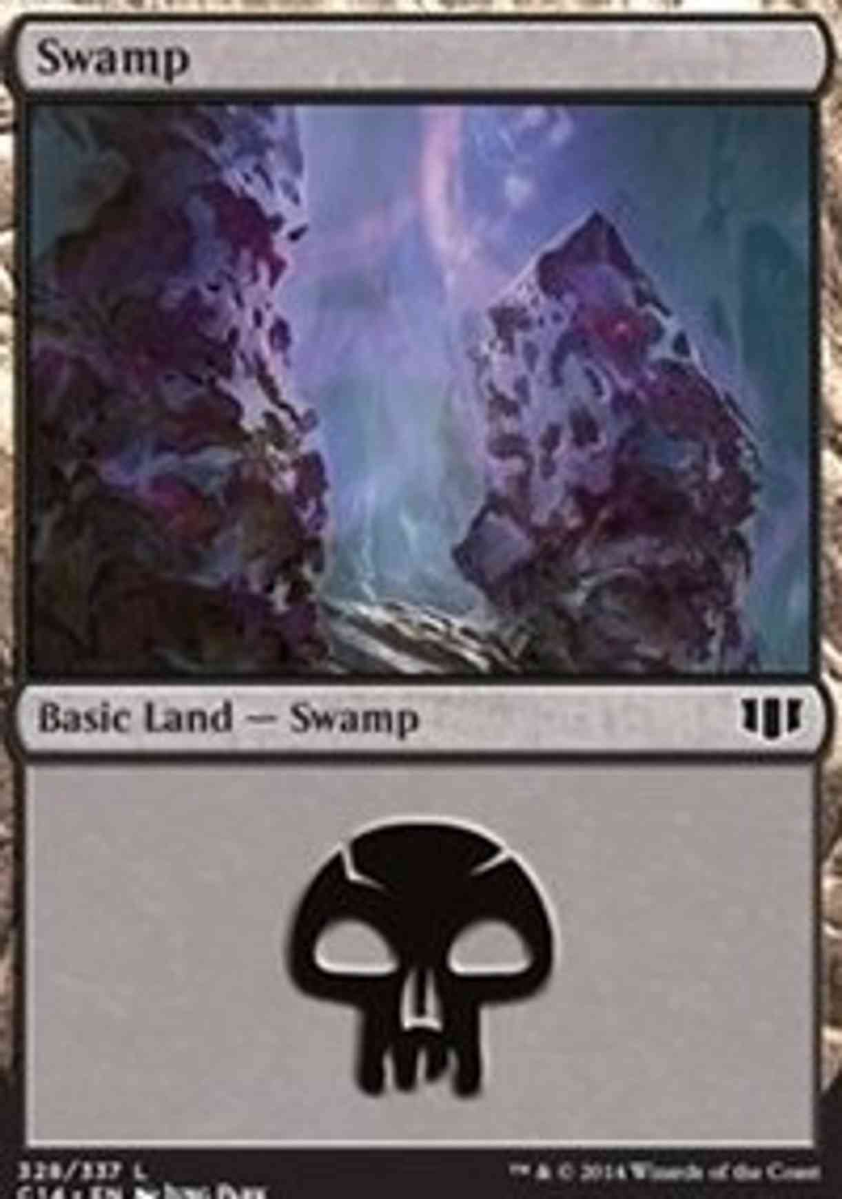 Swamp (328) magic card front