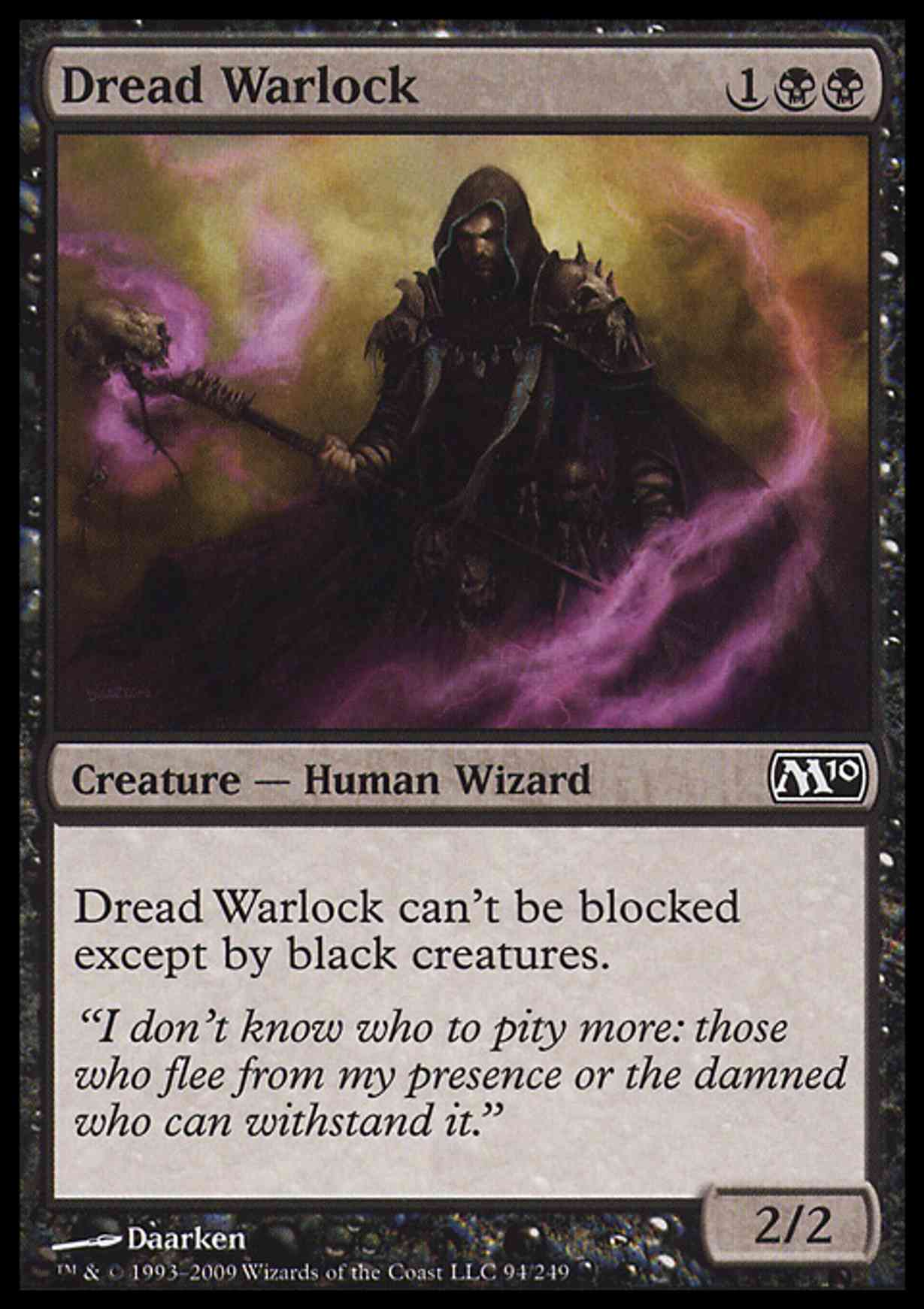 Dread Warlock magic card front