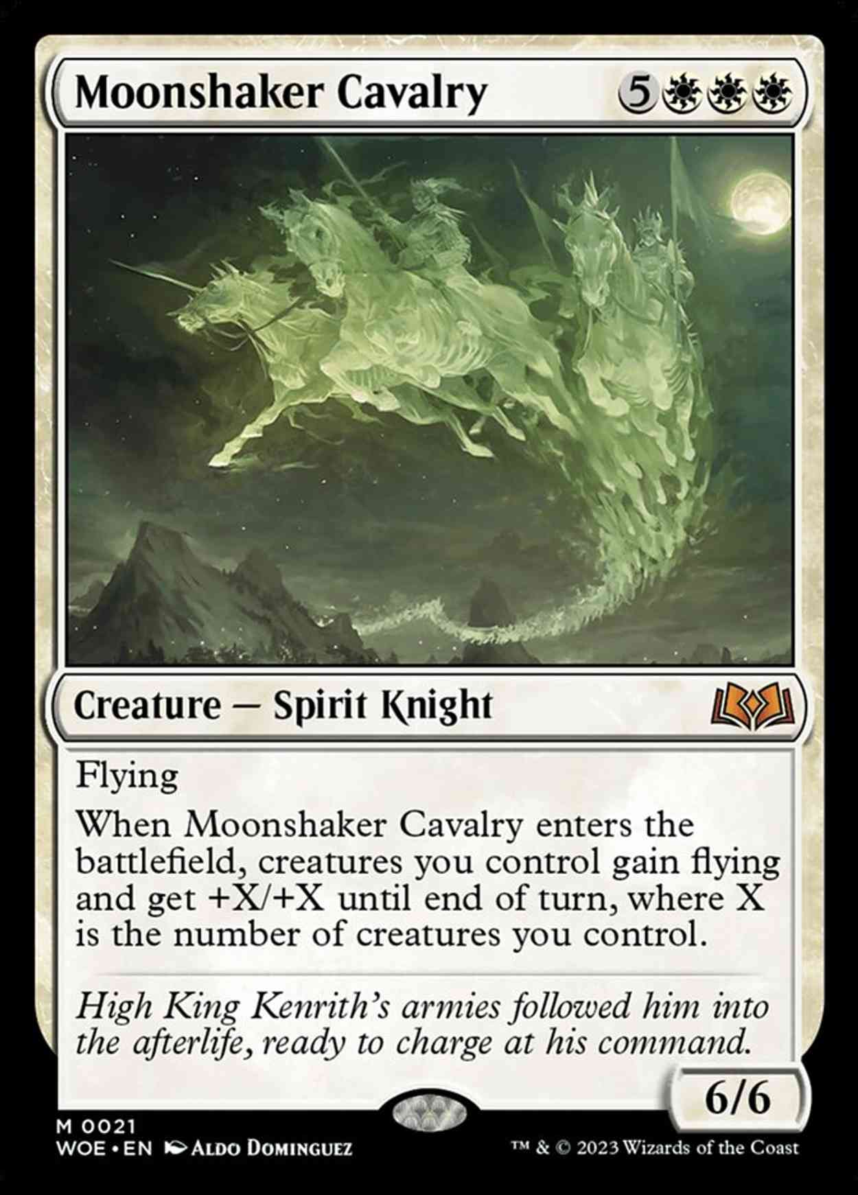 Moonshaker Cavalry magic card front