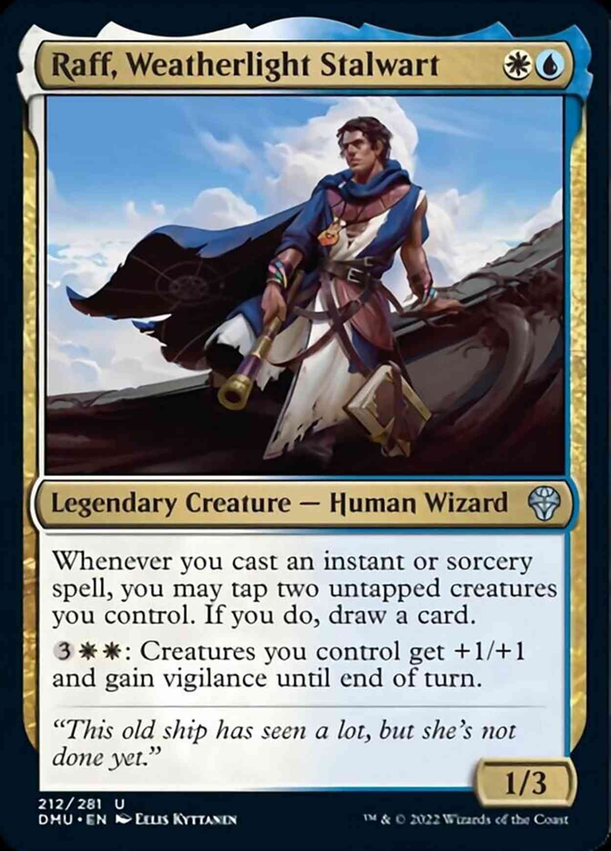 Raff, Weatherlight Stalwart magic card front