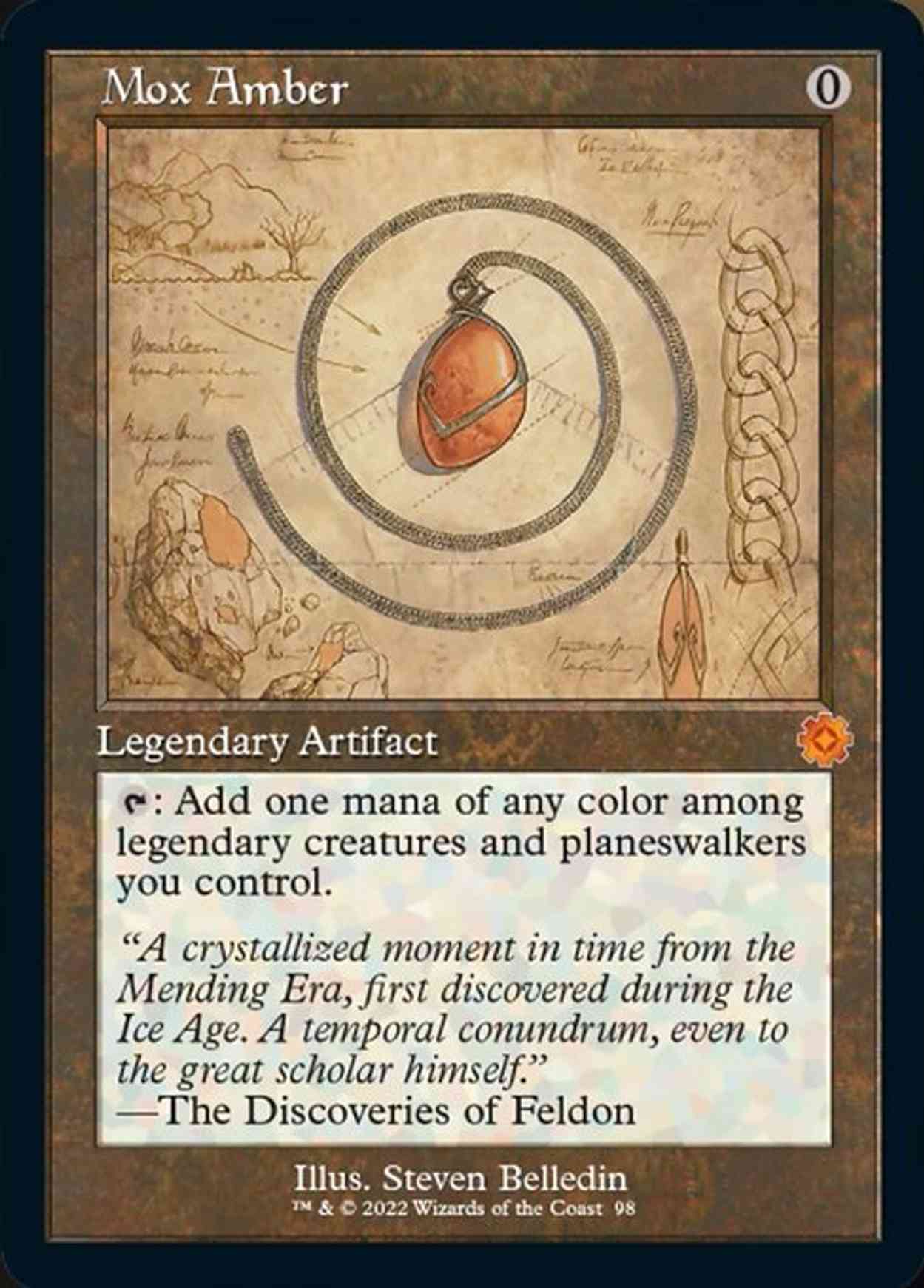 Mox Amber (Schematic) magic card front
