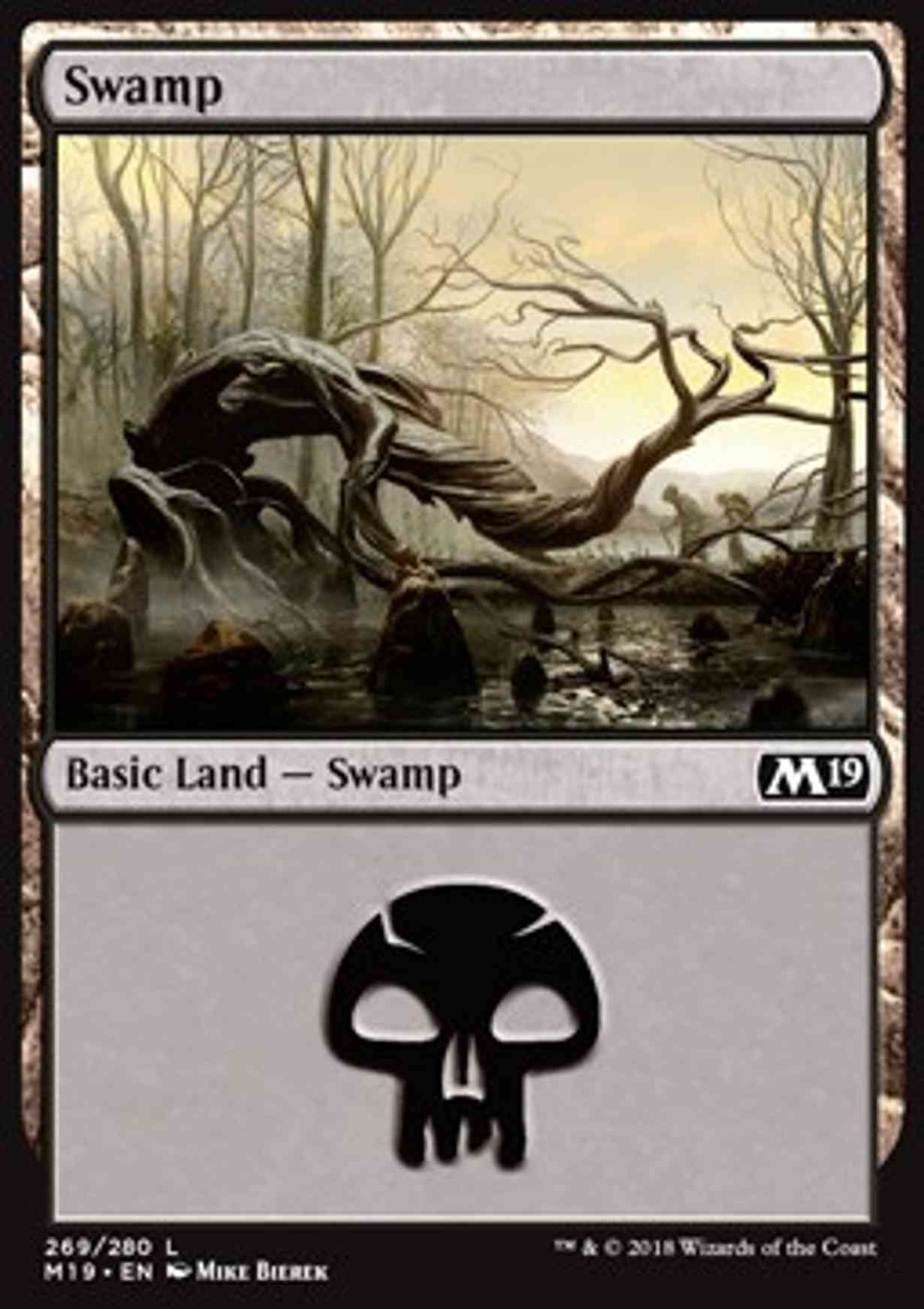 Swamp (269) magic card front