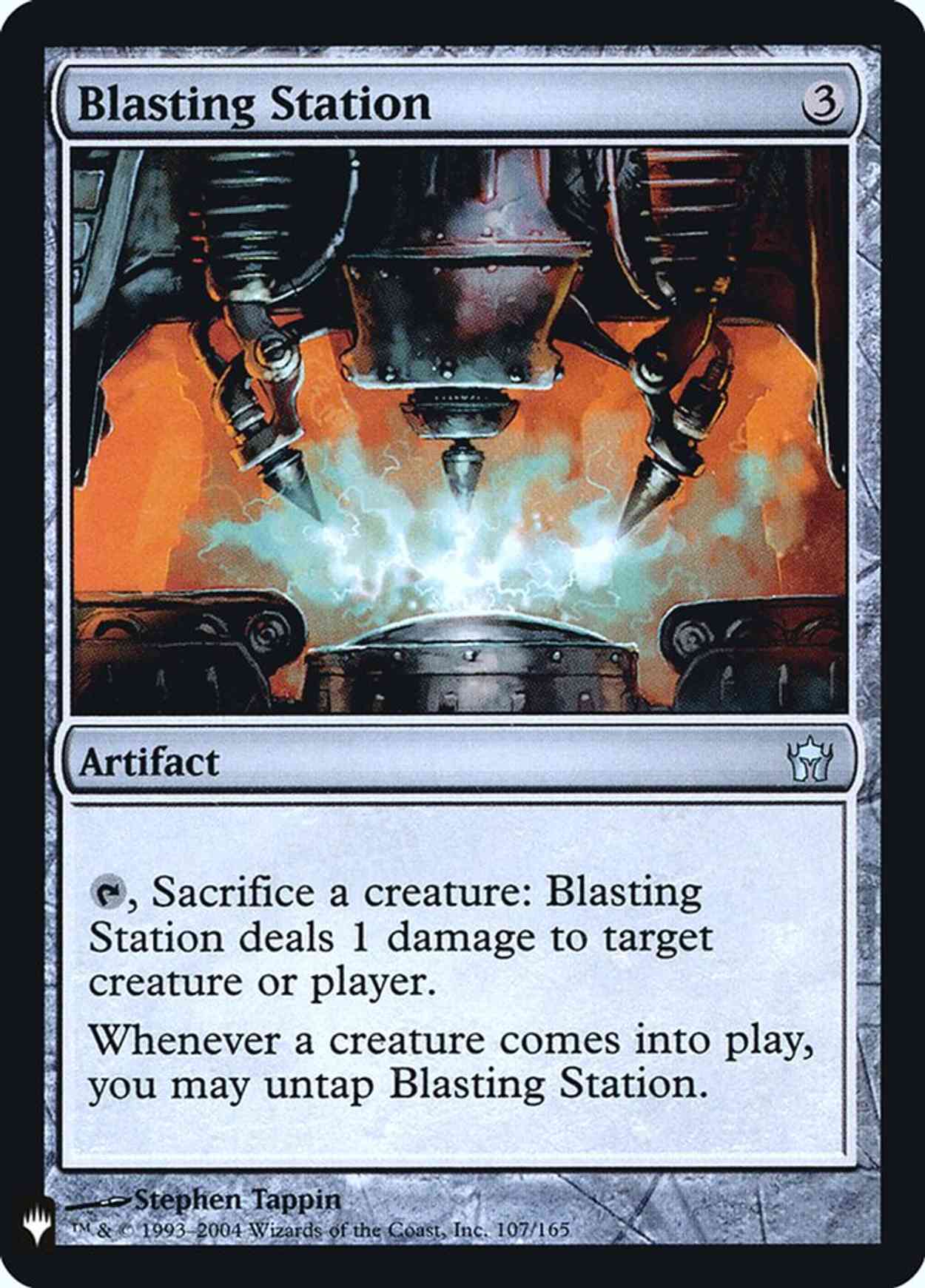 Blasting Station magic card front