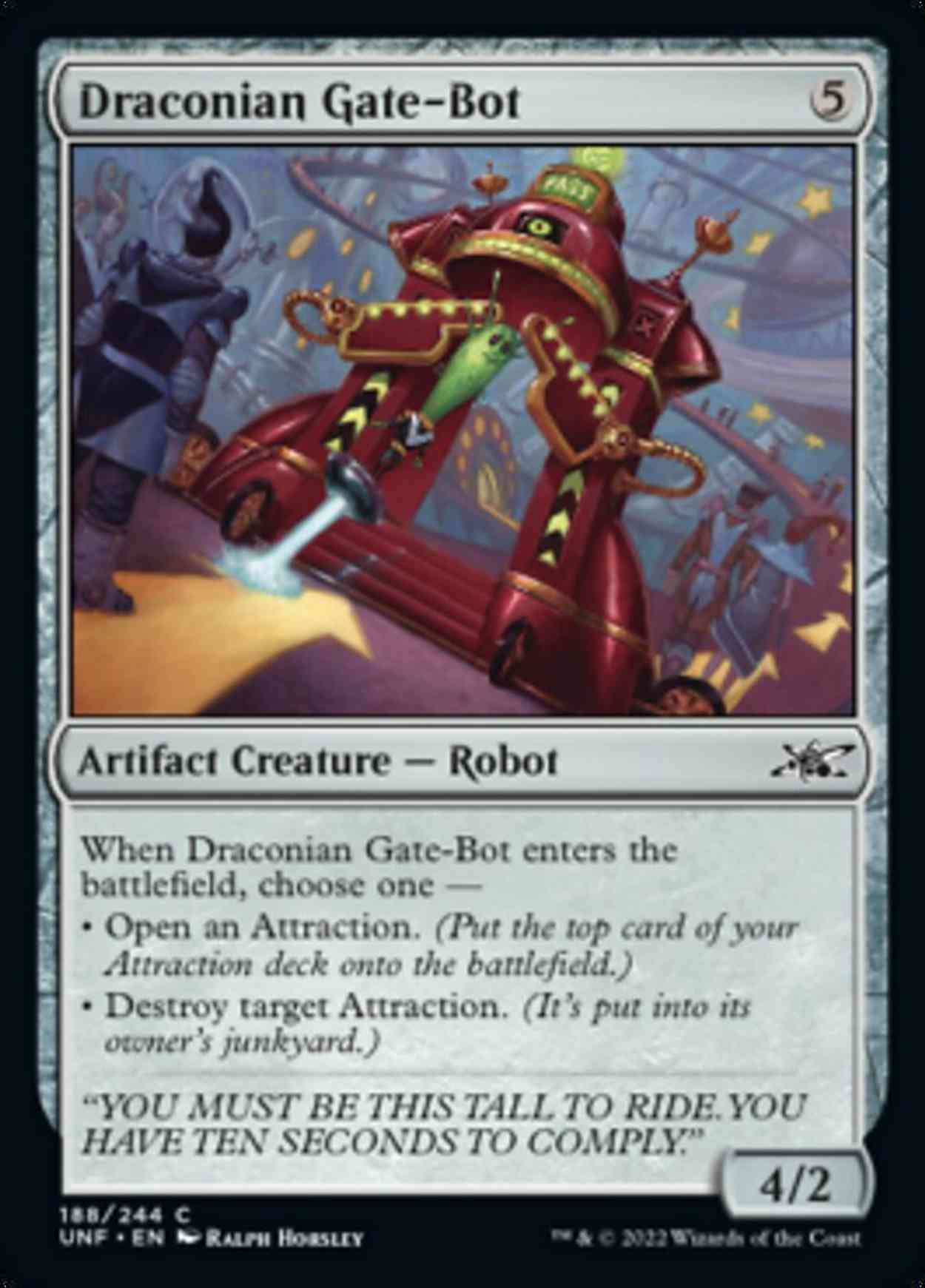 Draconian Gate-Bot magic card front