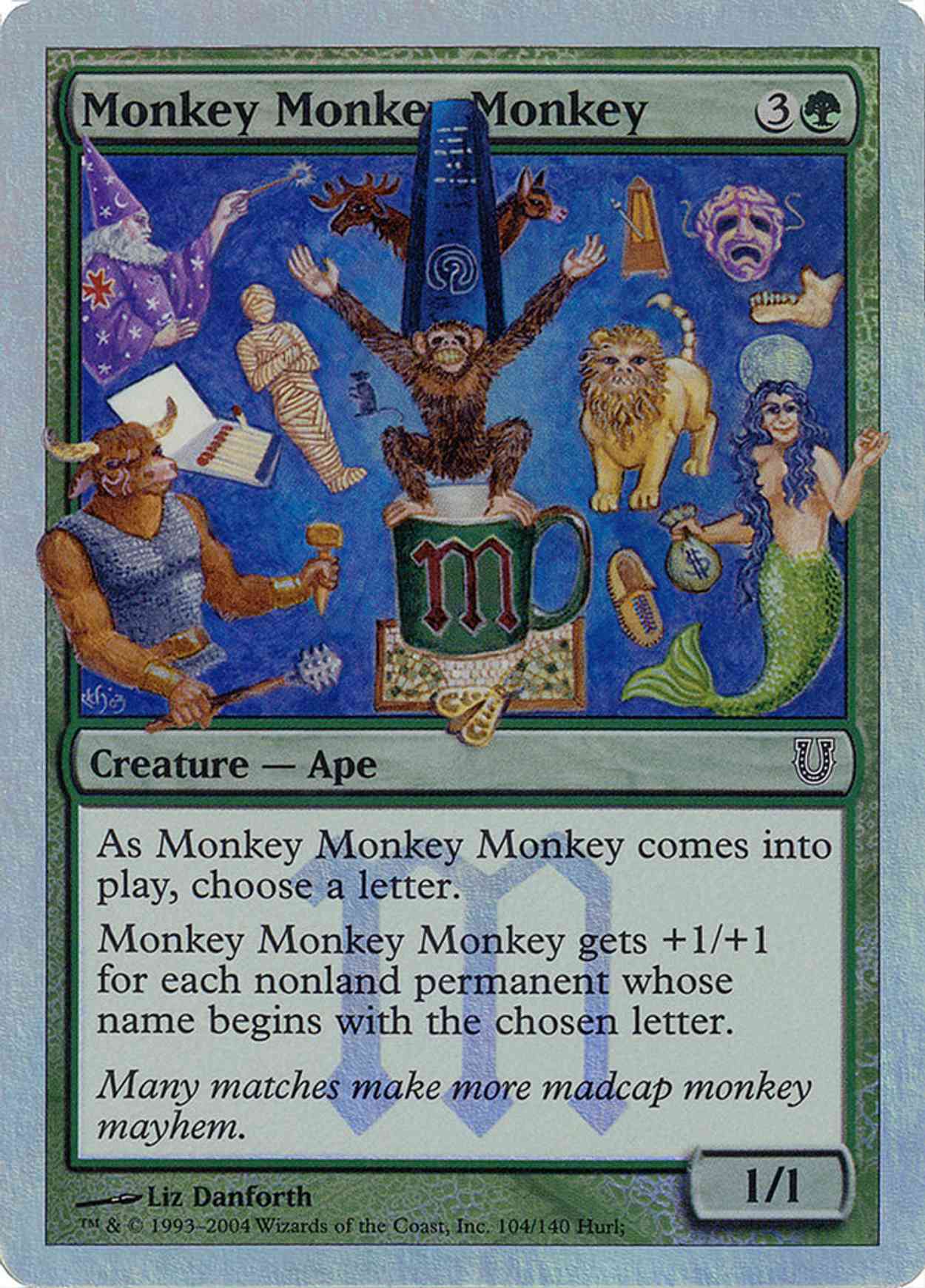 Monkey Monkey Monkey (Alternate Foil) magic card front