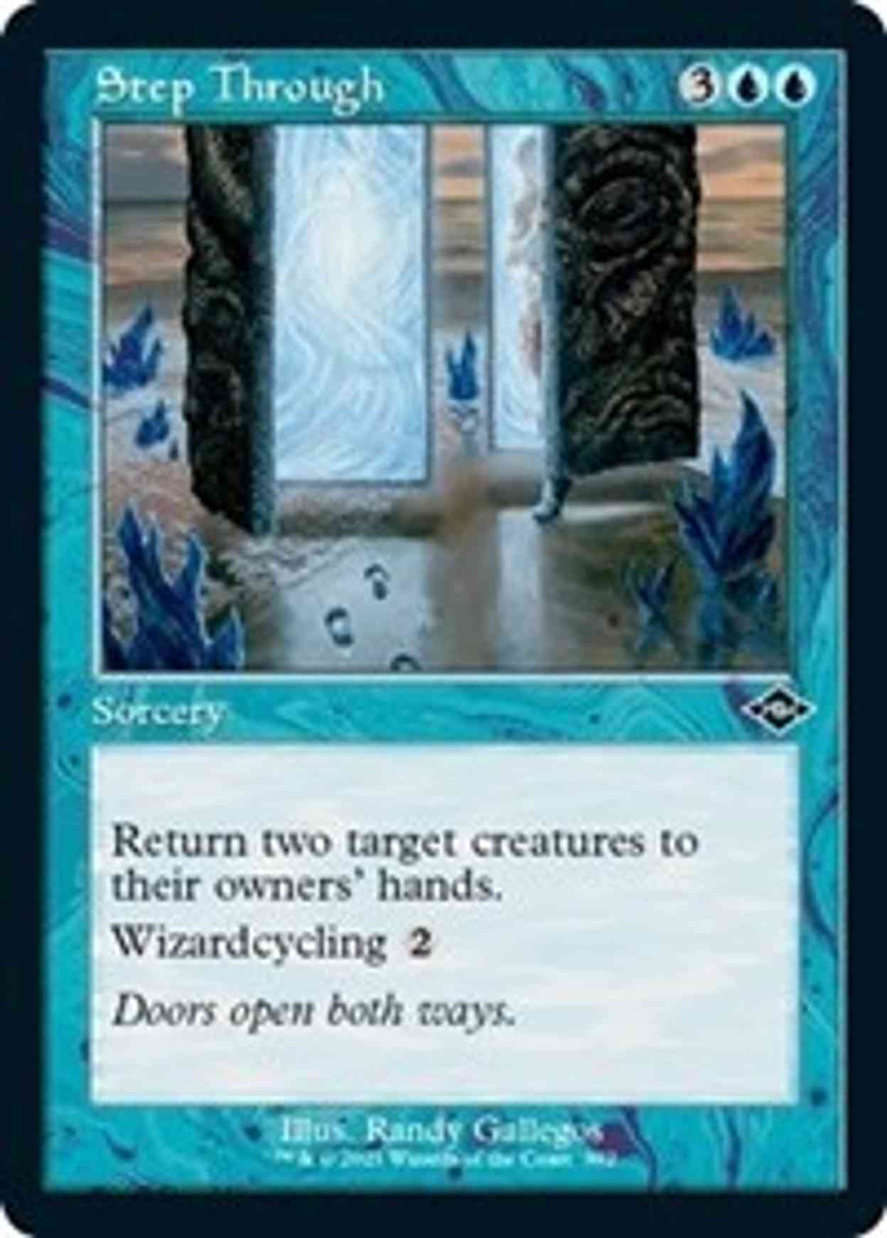 Step Through (Retro Frame) magic card front