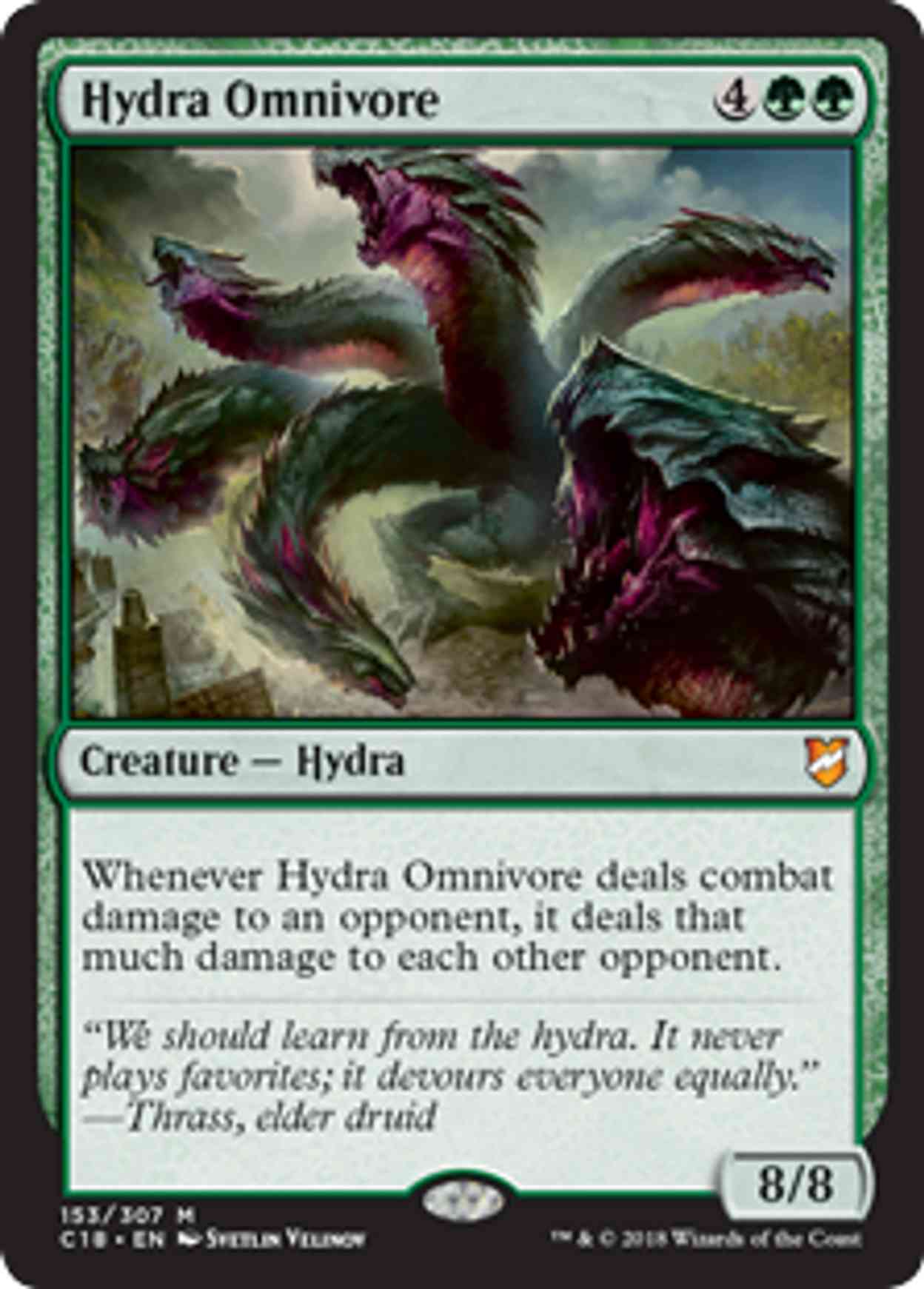 Hydra Omnivore magic card front
