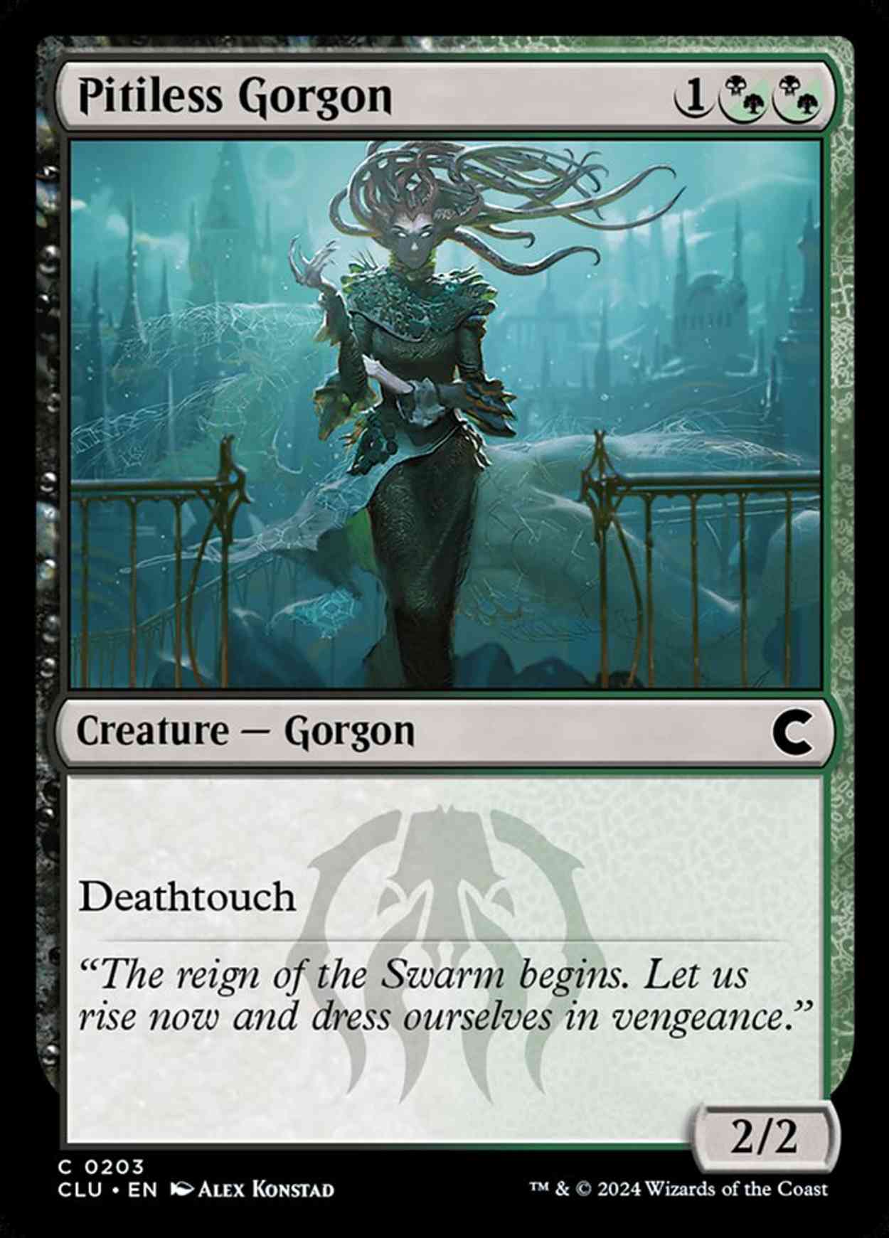 Pitiless Gorgon magic card front