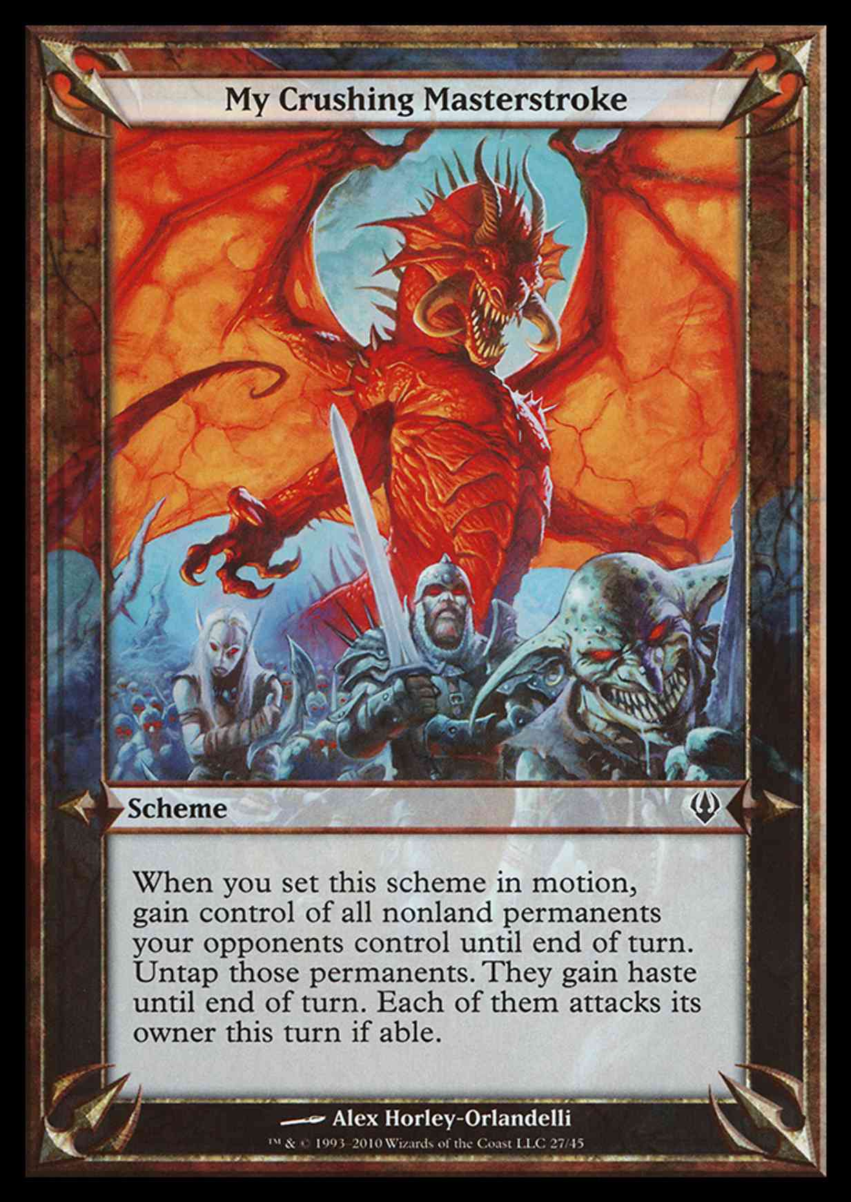 My Crushing Masterstroke (Archenemy) magic card front