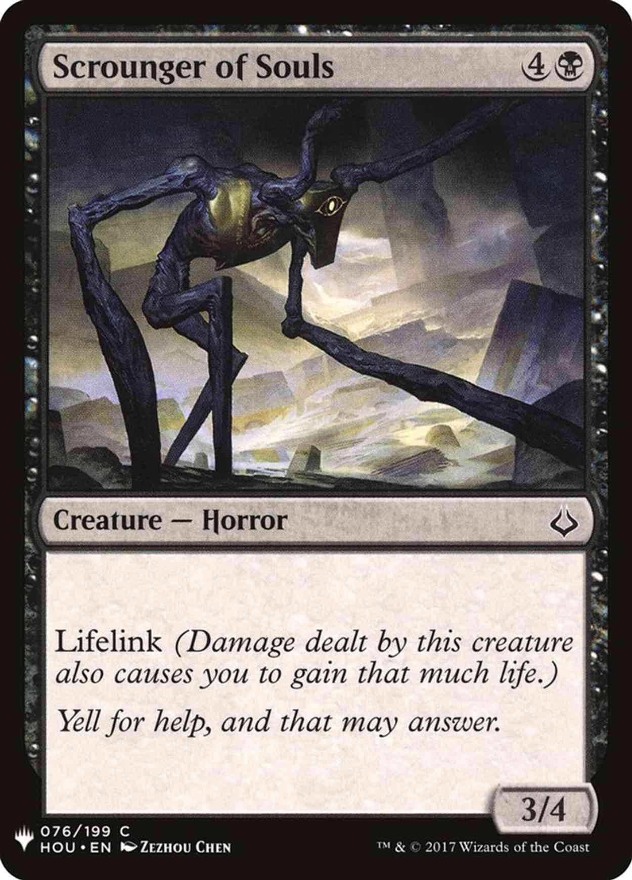 Scrounger of Souls magic card front
