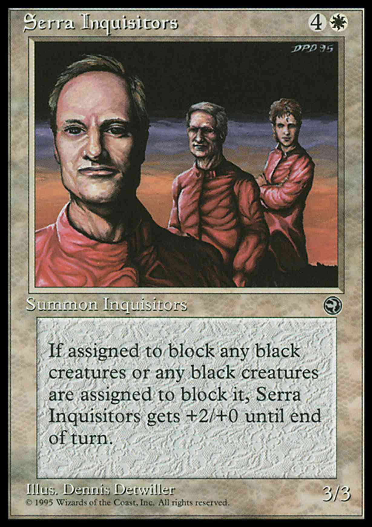 Serra Inquisitors magic card front