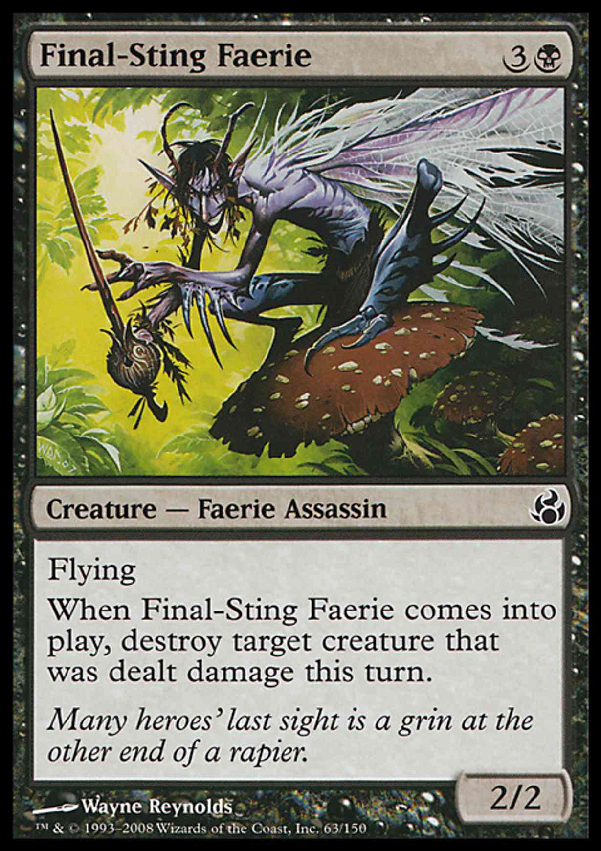 Final-Sting Faerie magic card front