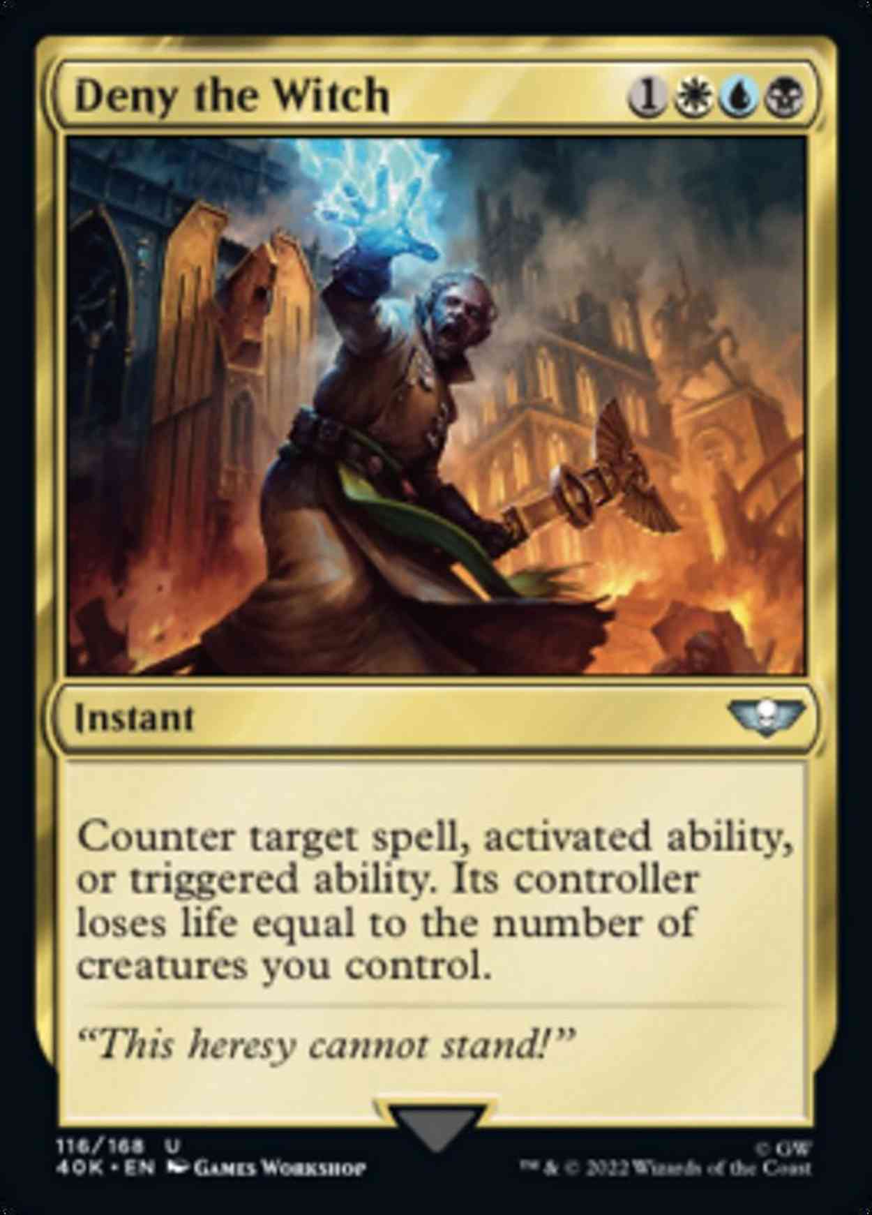 Deny the Witch (Surge Foil) magic card front