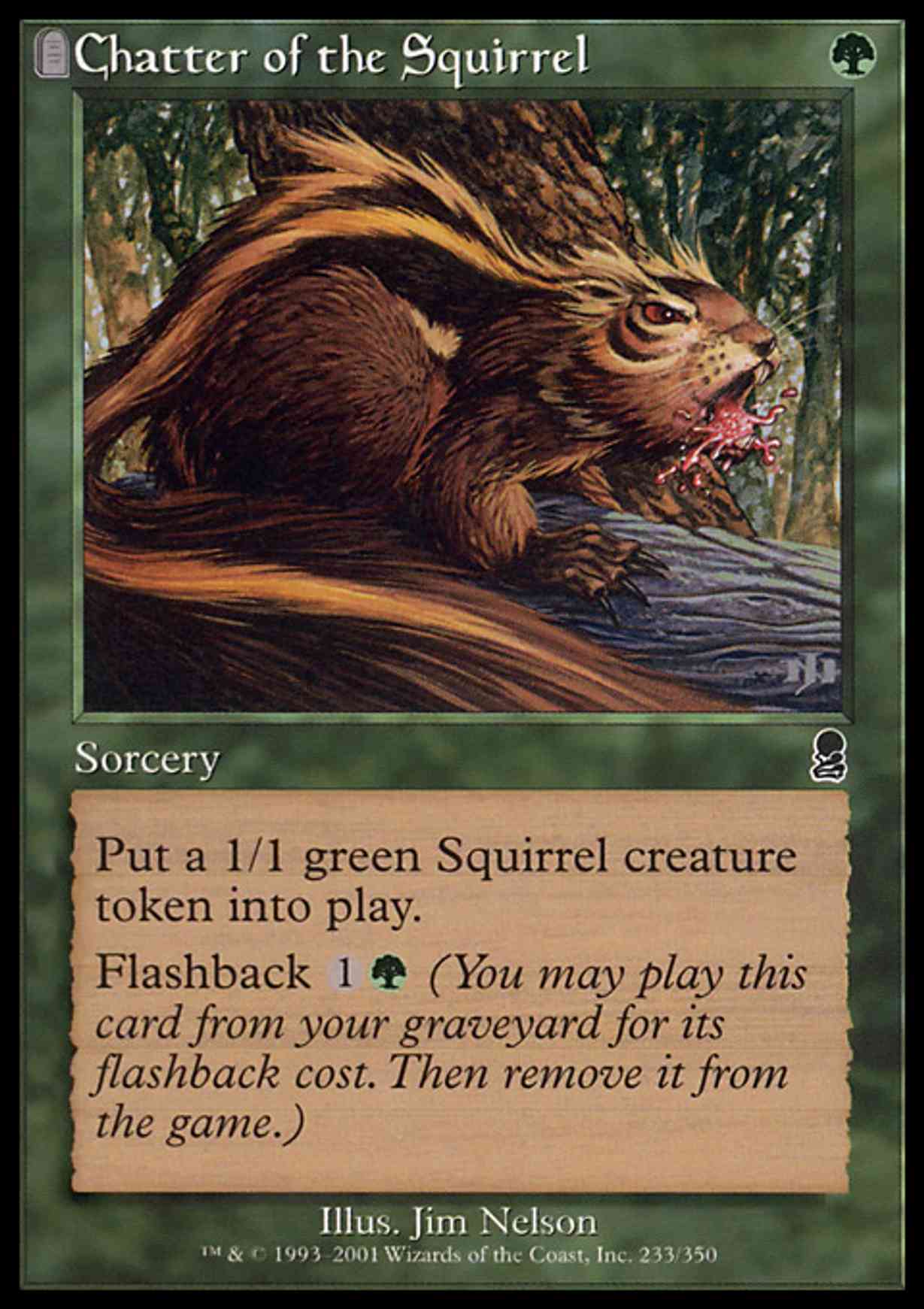 Chatter of the Squirrel magic card front