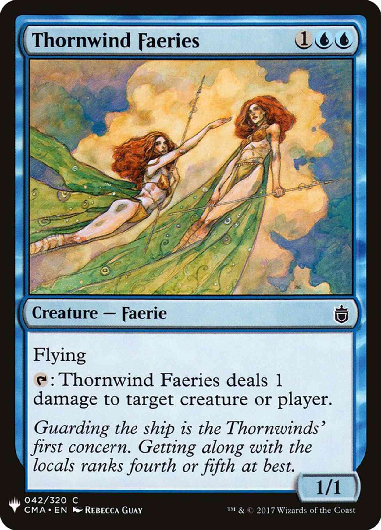 Thornwind Faeries magic card front