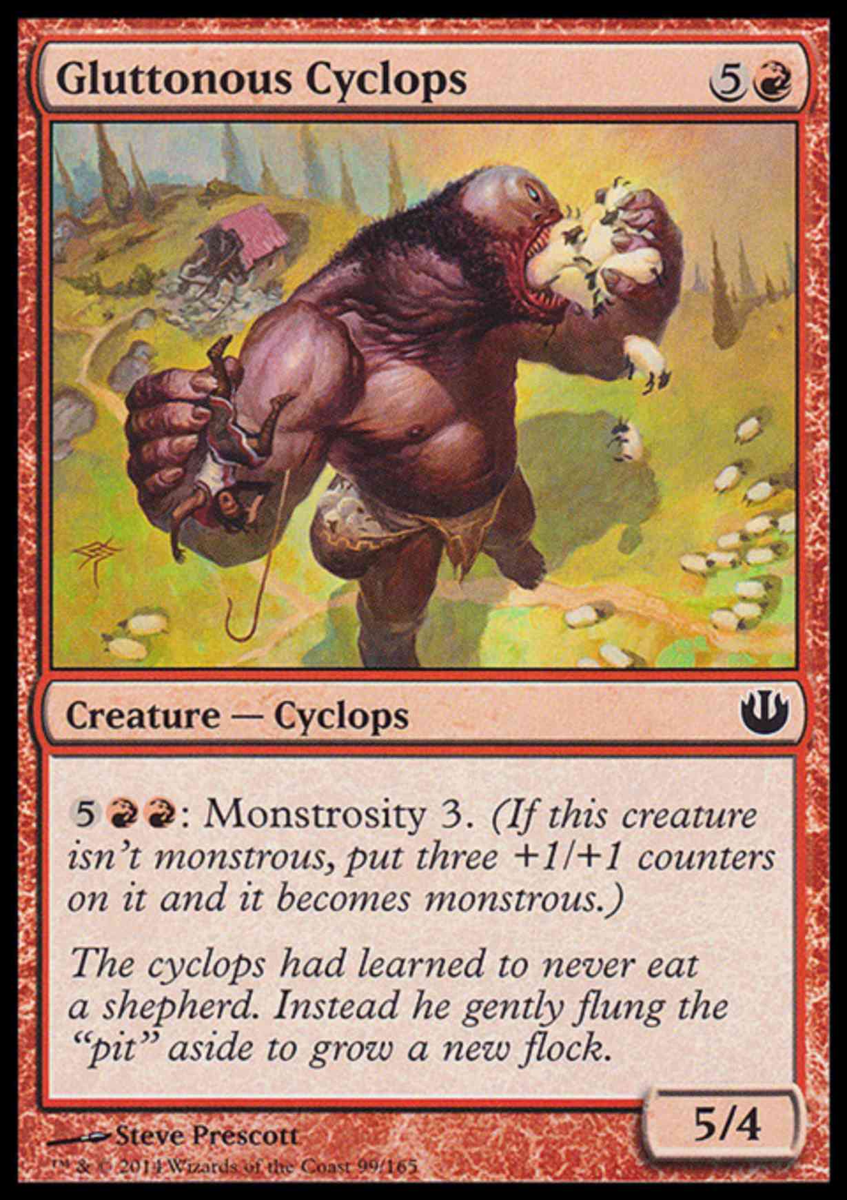 Gluttonous Cyclops magic card front