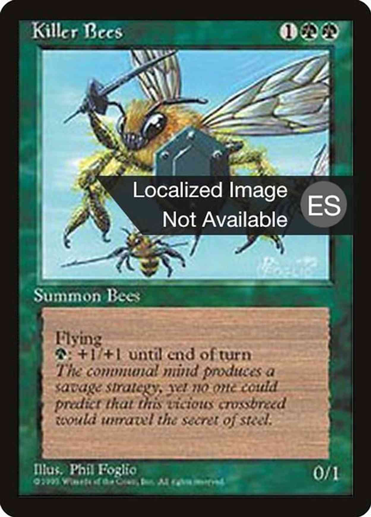 Killer Bees magic card front