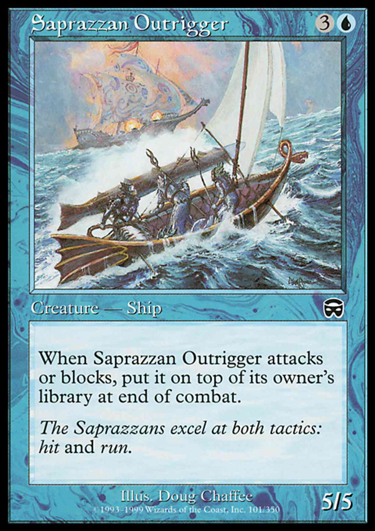 Saprazzan Outrigger magic card front