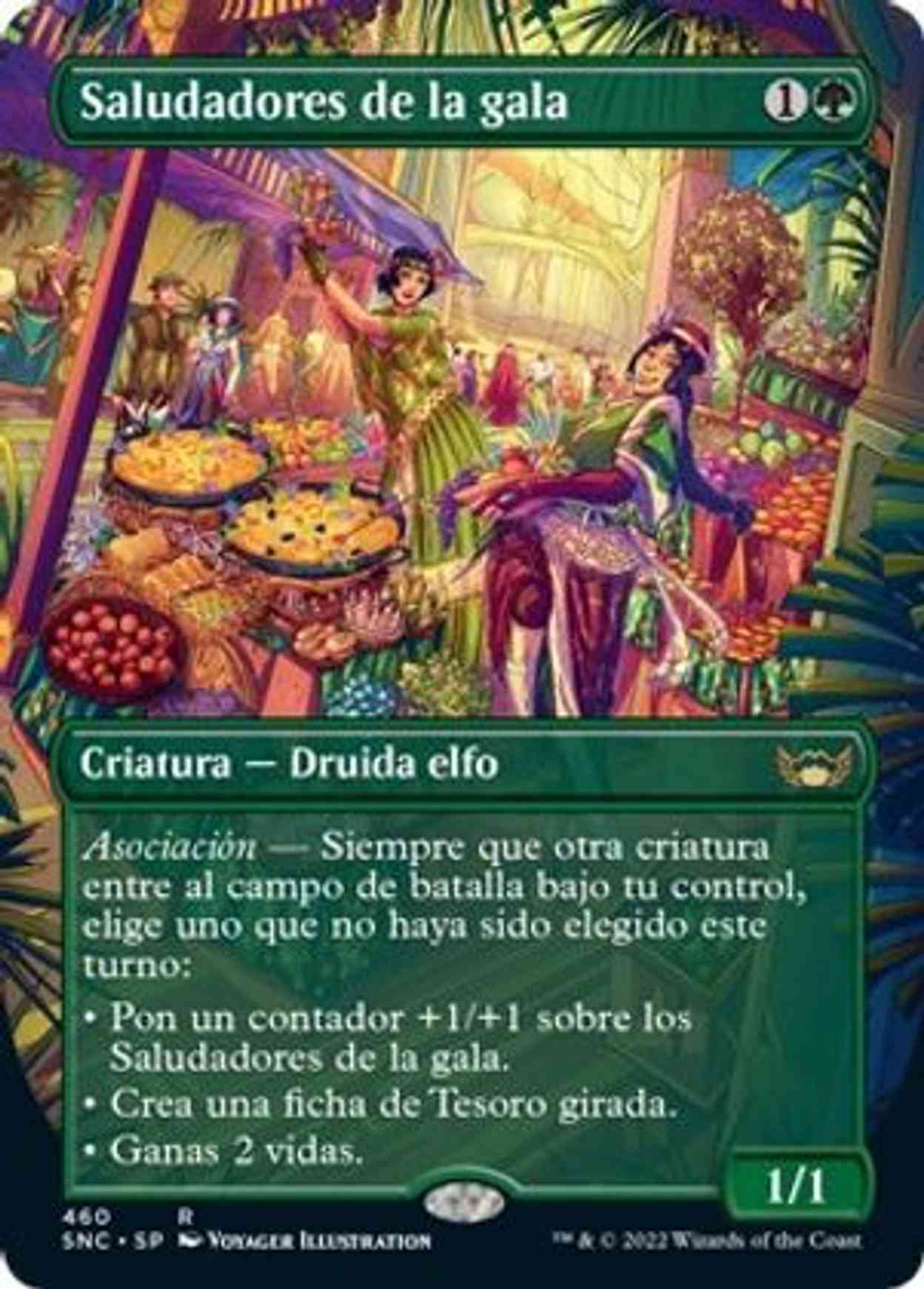 Gala Greeters (Spanish) magic card front