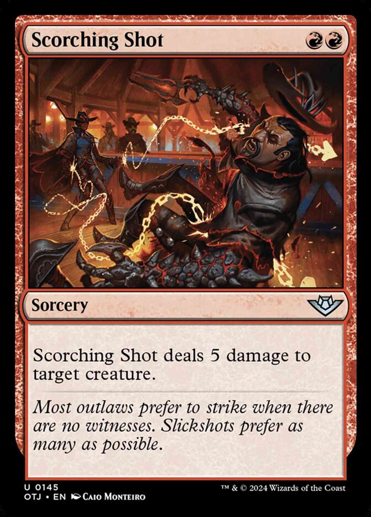 Scorching Shot magic card front