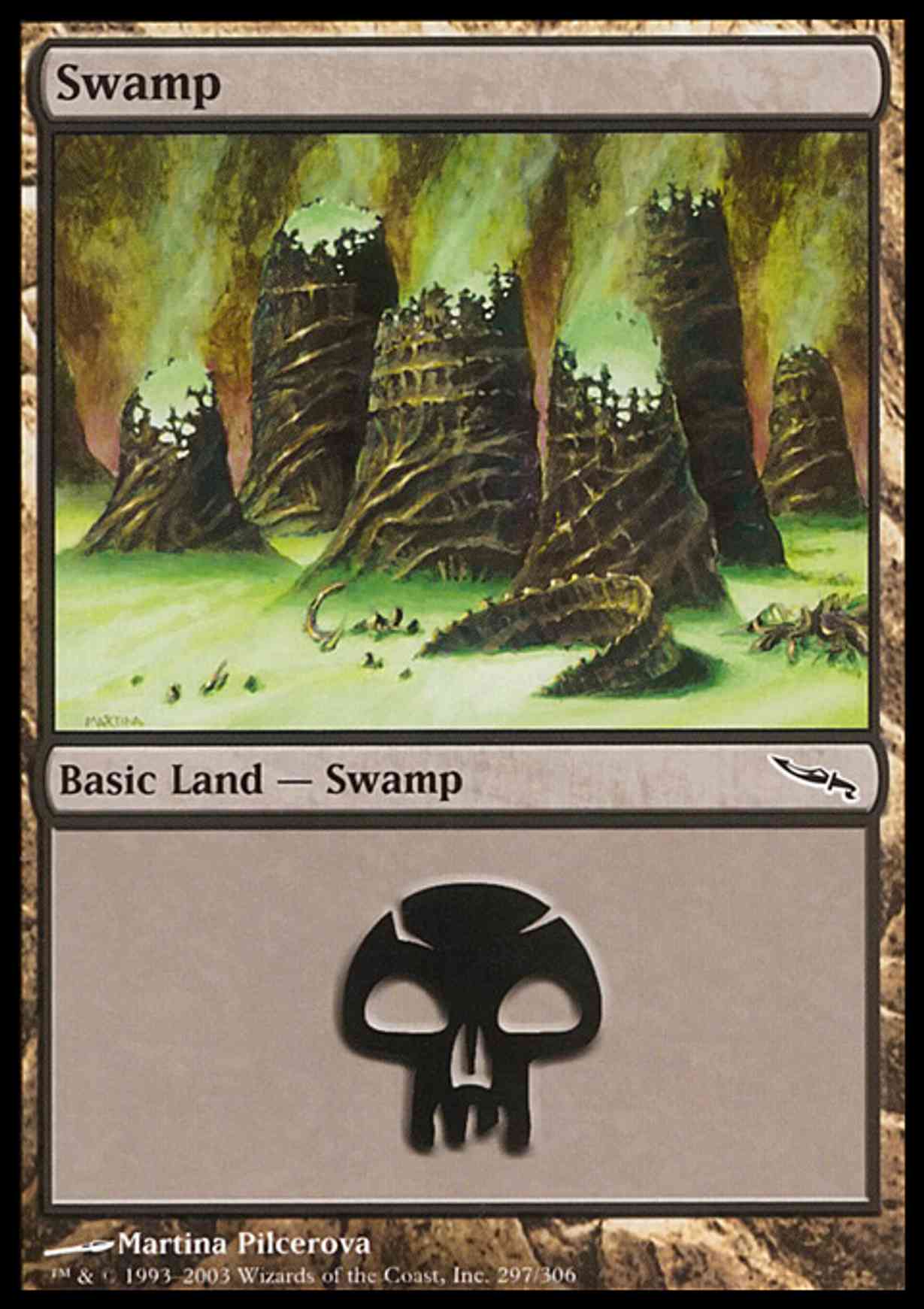Swamp (297) magic card front