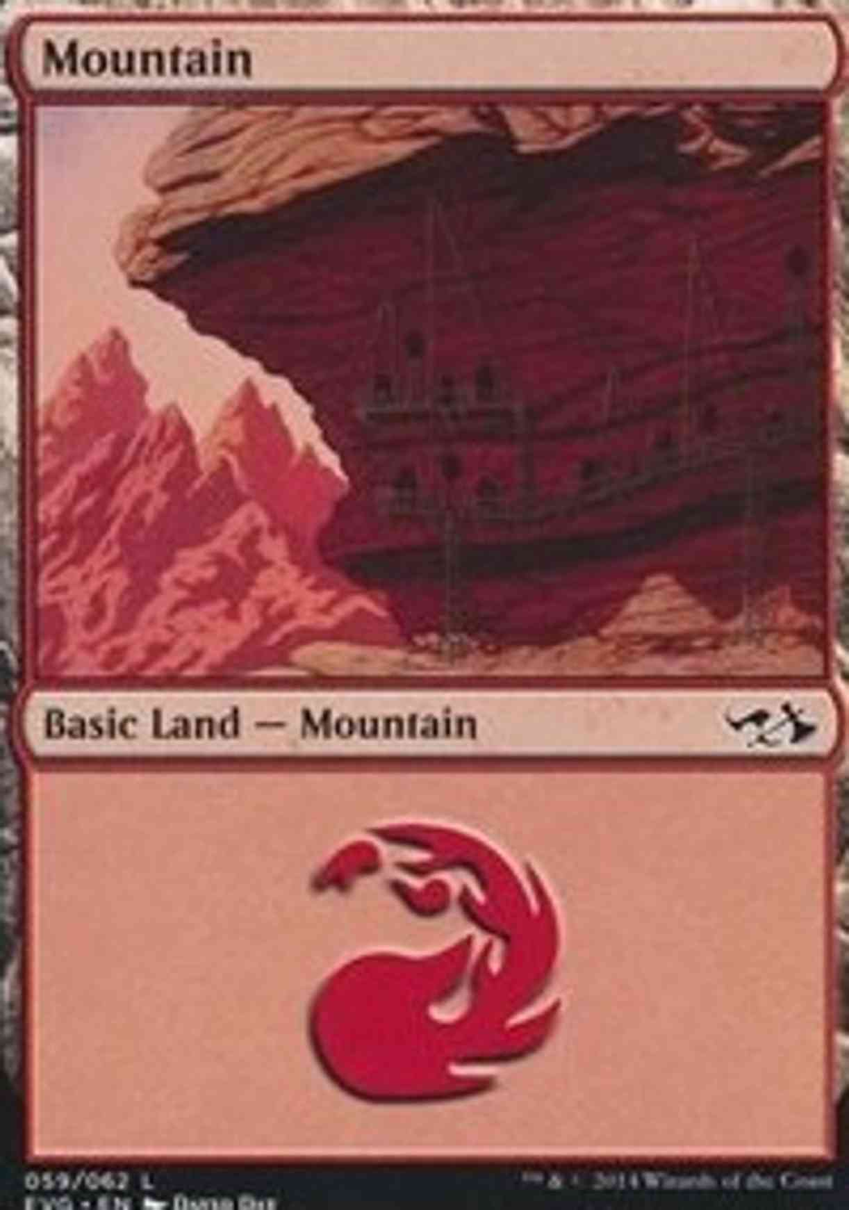 Mountain (59) (Goblins vs Elves) magic card front