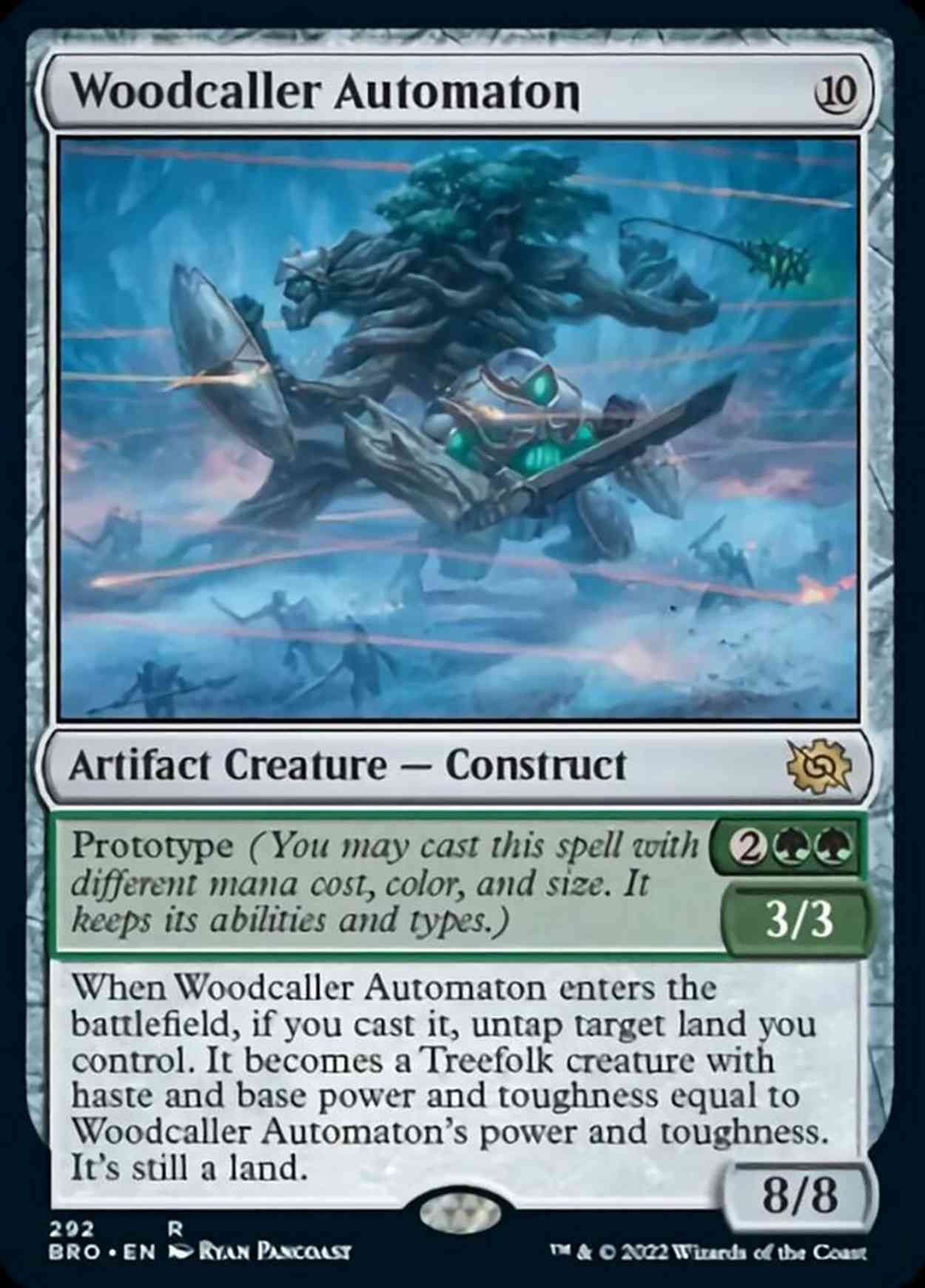 Woodcaller Automaton magic card front