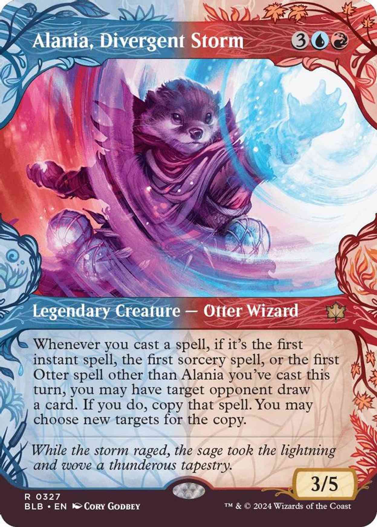 Alania, Divergent Storm (Showcase) magic card front