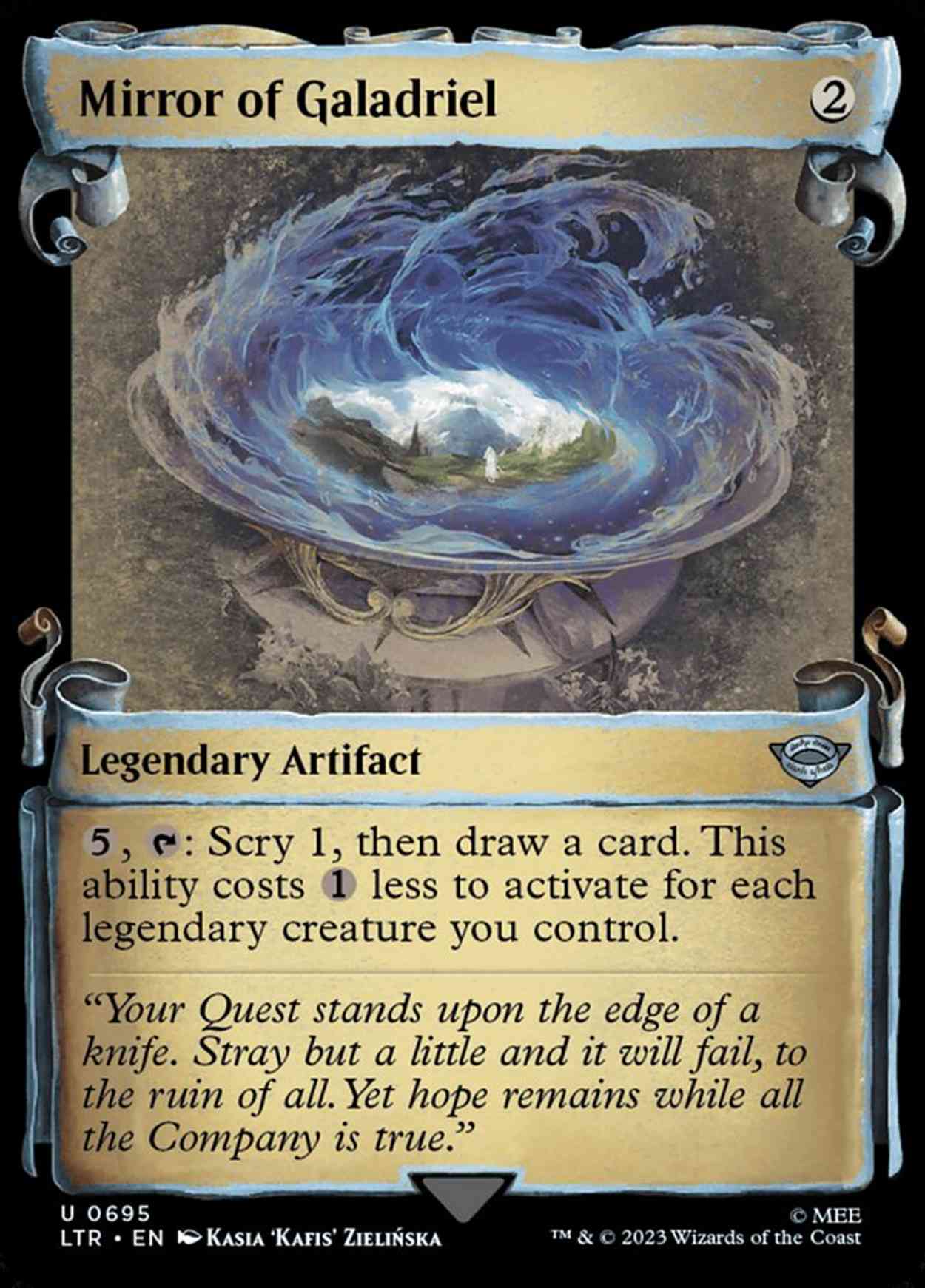 Mirror of Galadriel (Showcase Scrolls) magic card front