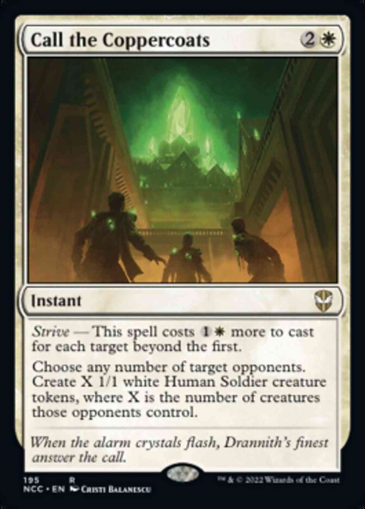 Call the Coppercoats magic card front