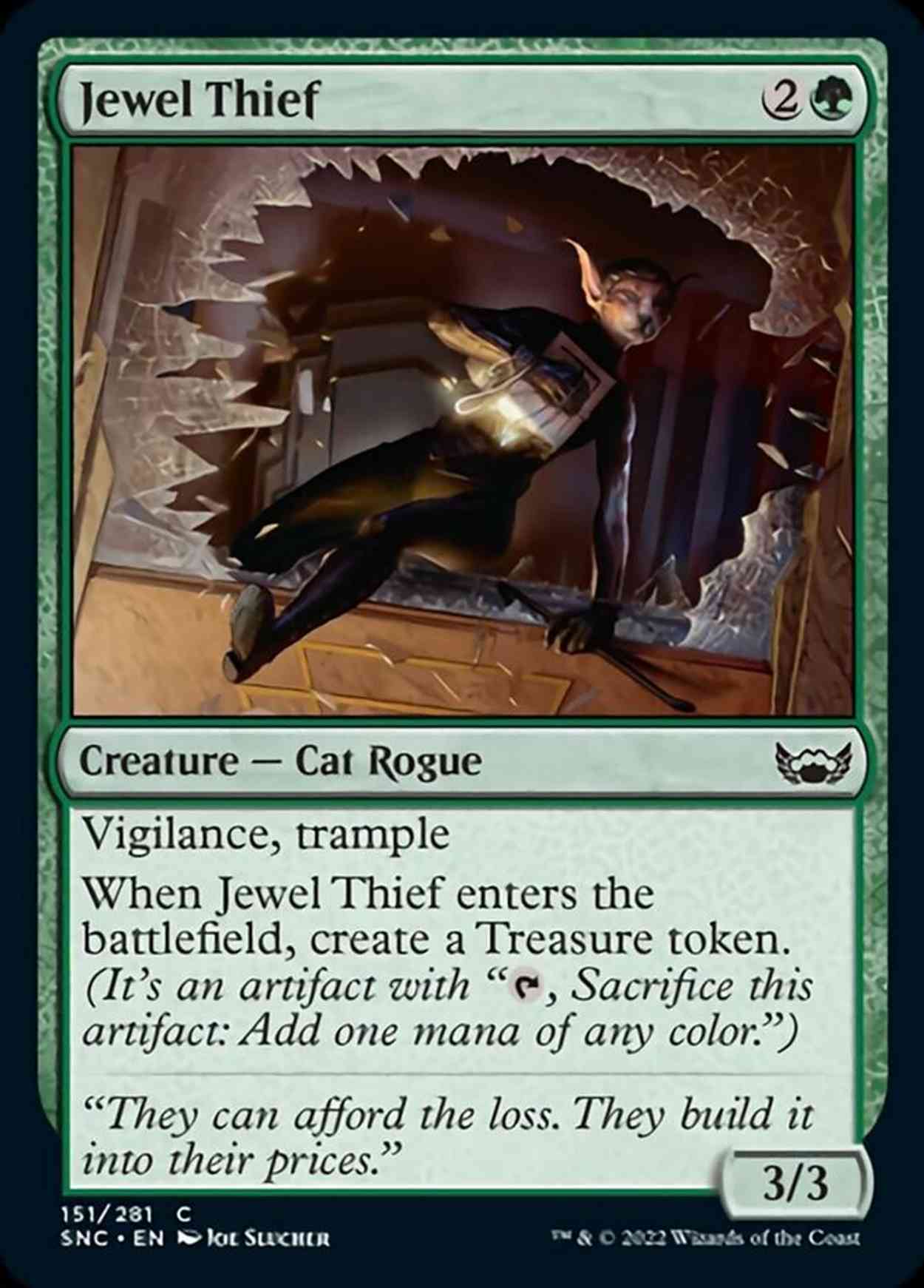 Jewel Thief magic card front