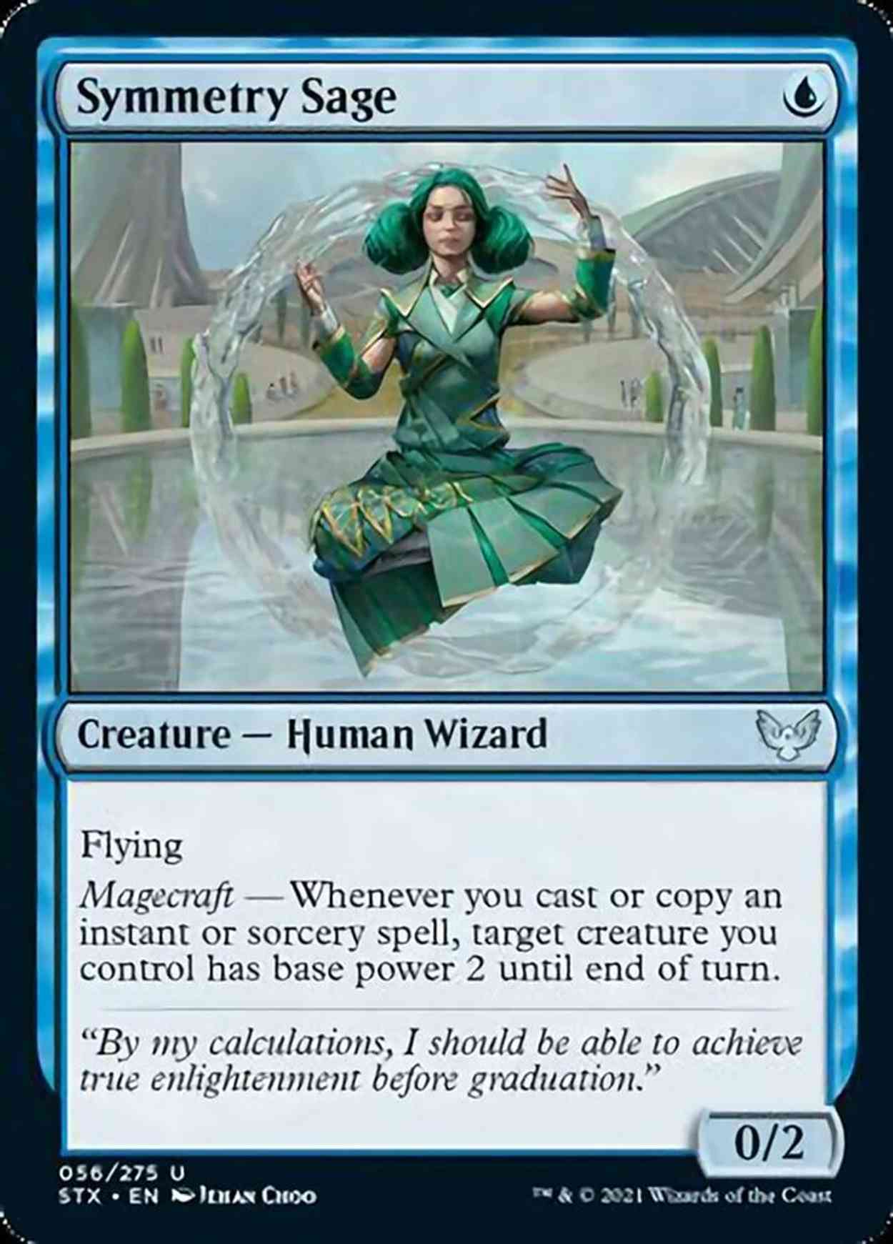 Symmetry Sage magic card front