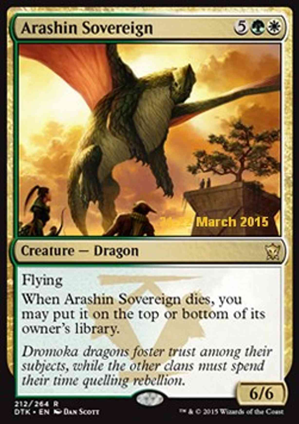Arashin Sovereign magic card front