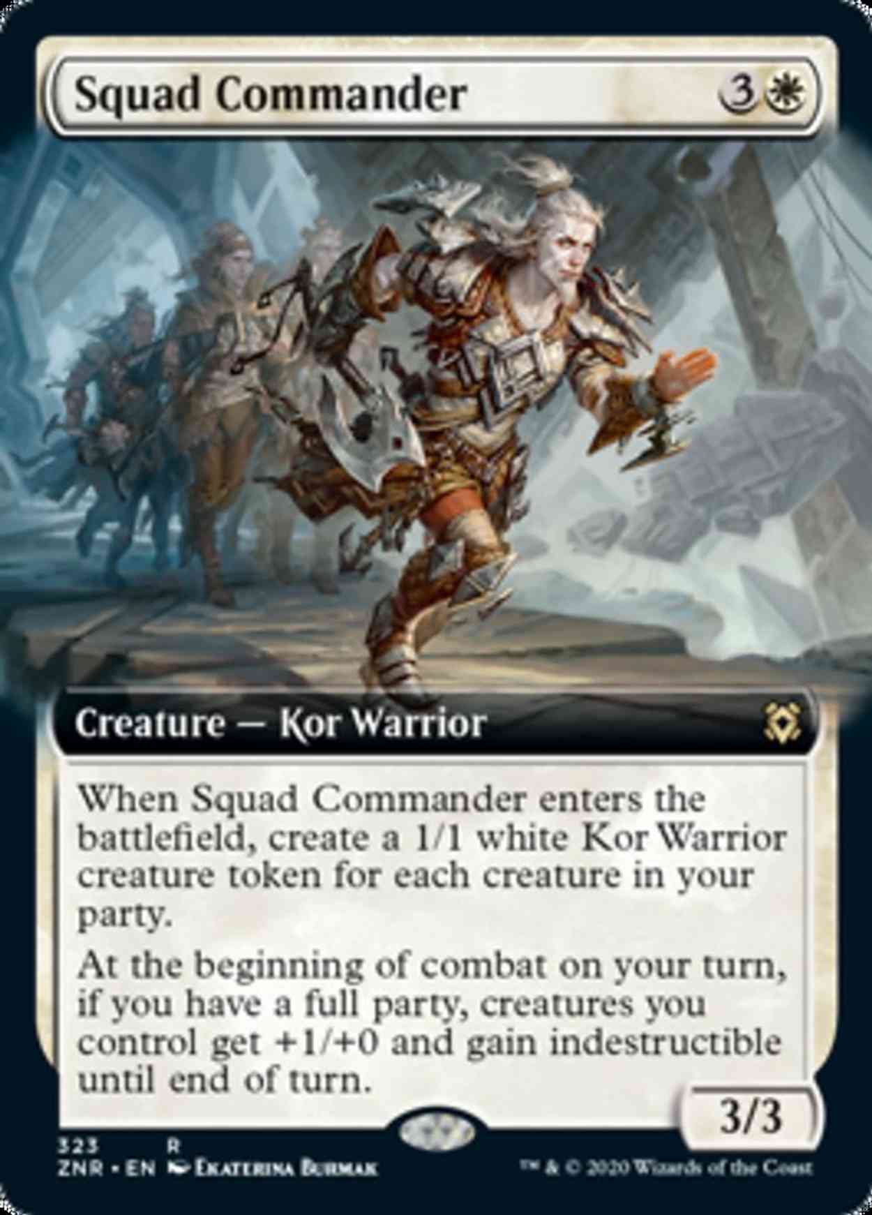 Squad Commander (Extended Art) magic card front