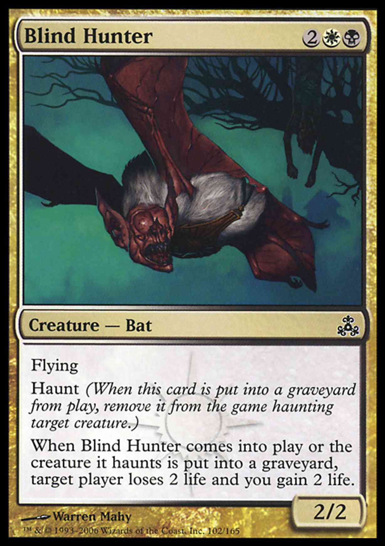 Blind Hunter magic card front